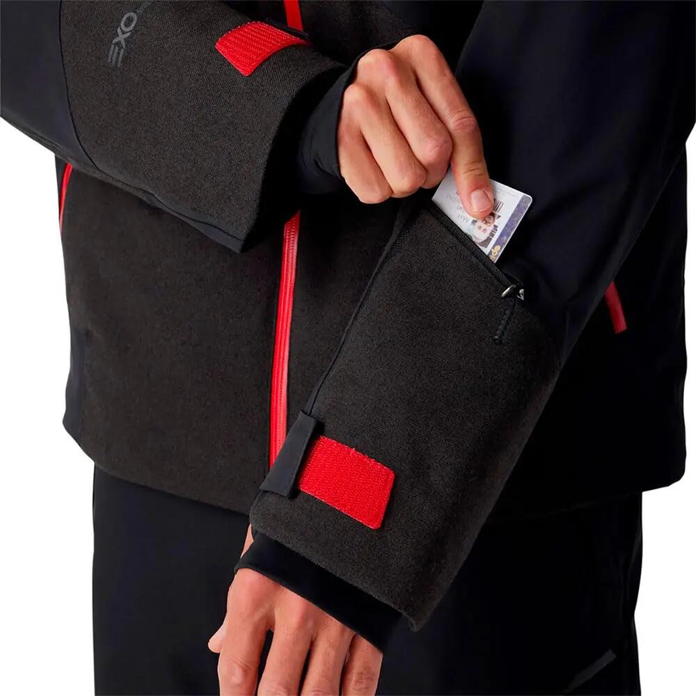 Veste - Ski - Adulte - Imperméable - Leader - Noir chiné 3/4