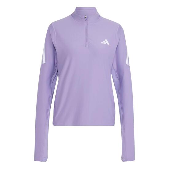 Sweat-shirt femme - Sportswear - Demi-zip - adidas Adi 365 - Mauve