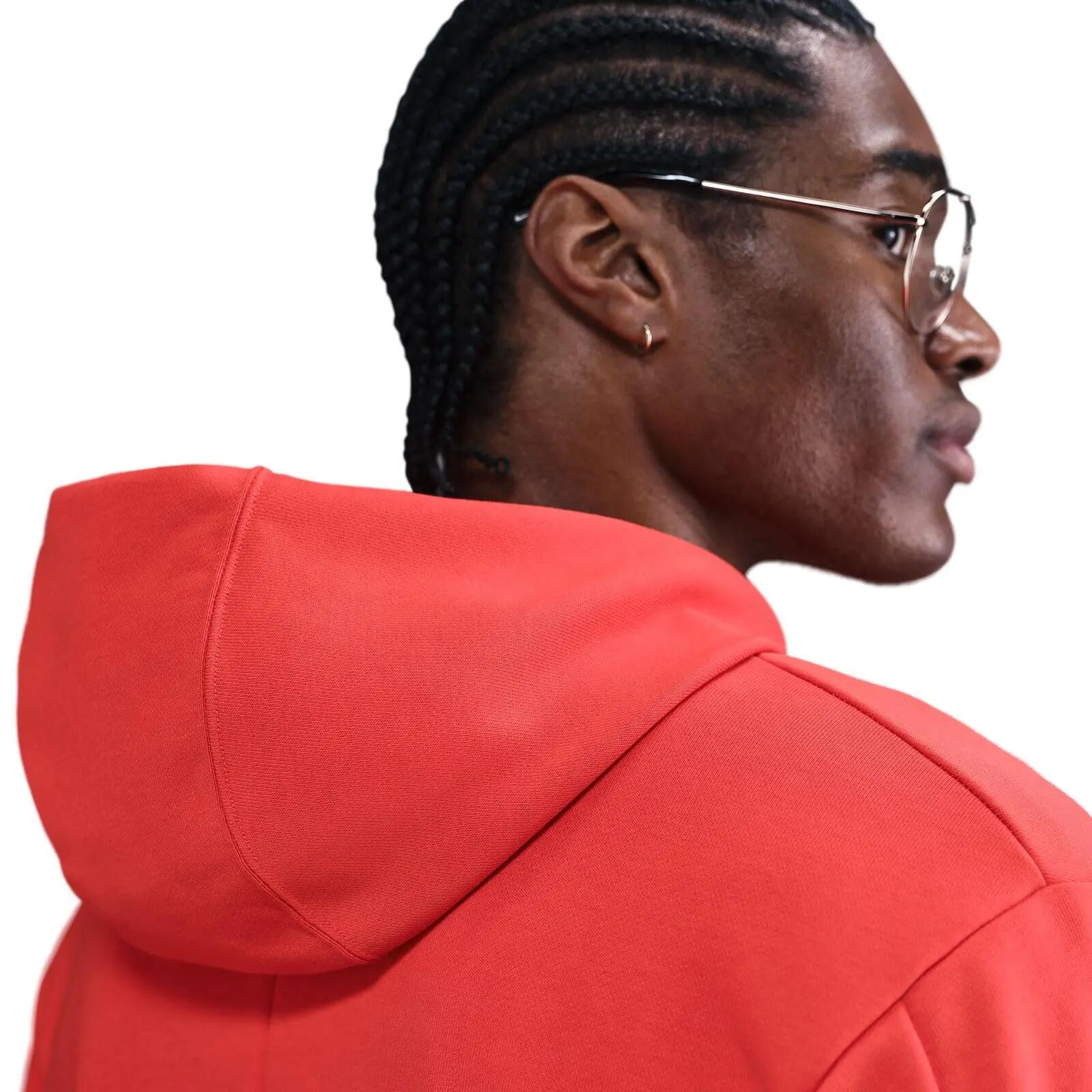 Sudadera - Tenis - Hombre - Dri-FIT - NikeCourt - Roja 3/4