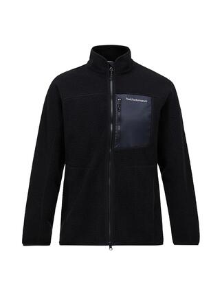 Veste polaire homme - Sportswear - NatureRush - Zippée, noire