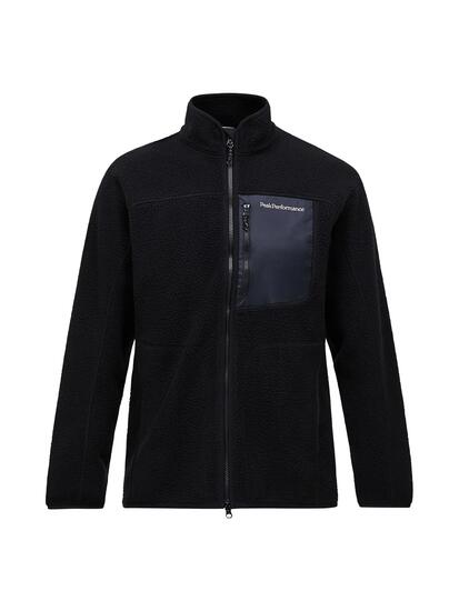 Veste polaire homme - Sportswear - NatureRush - Zippée, noire