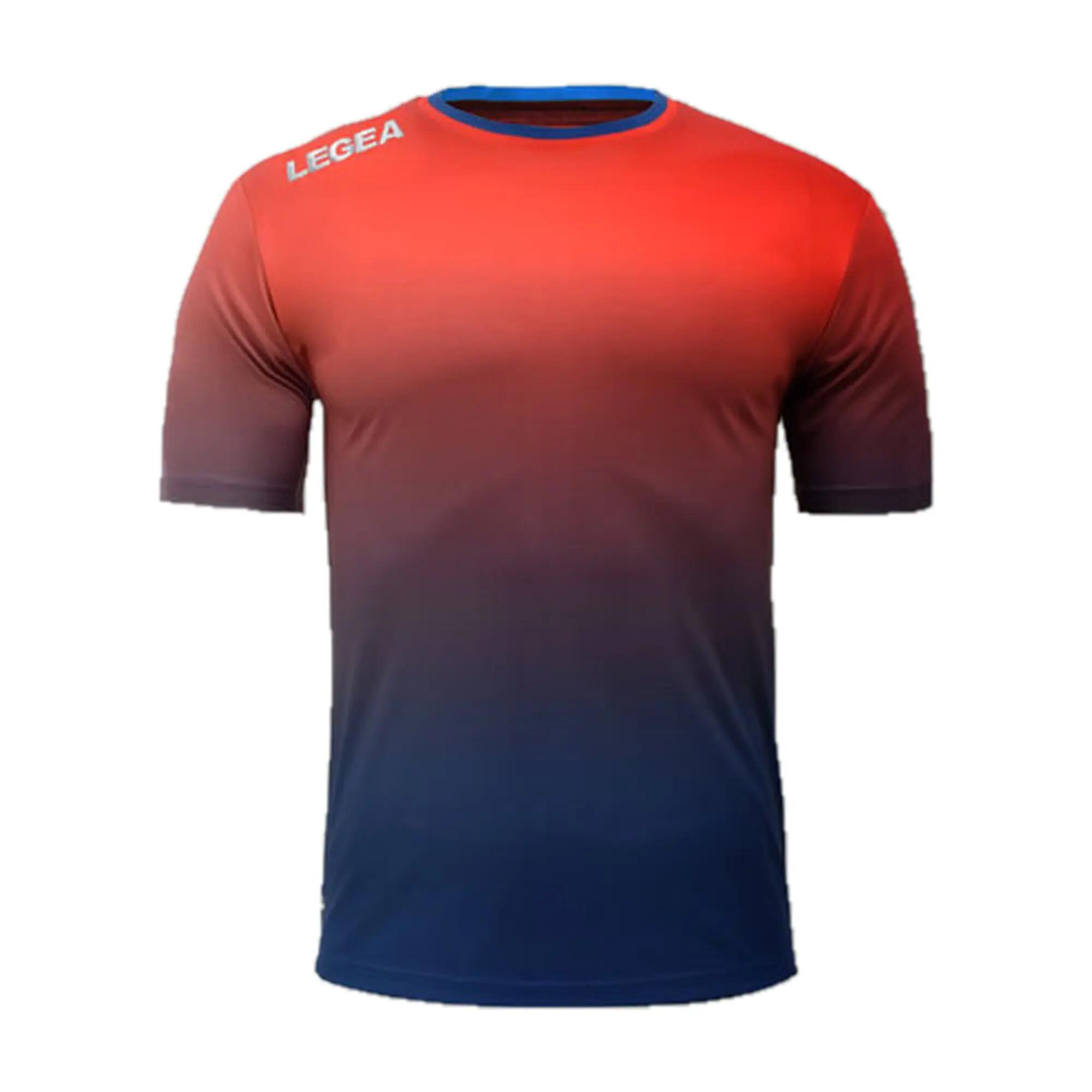 Lot de 10 maillots de football NIZZA coloris rouge-bleu - taille M 2/3