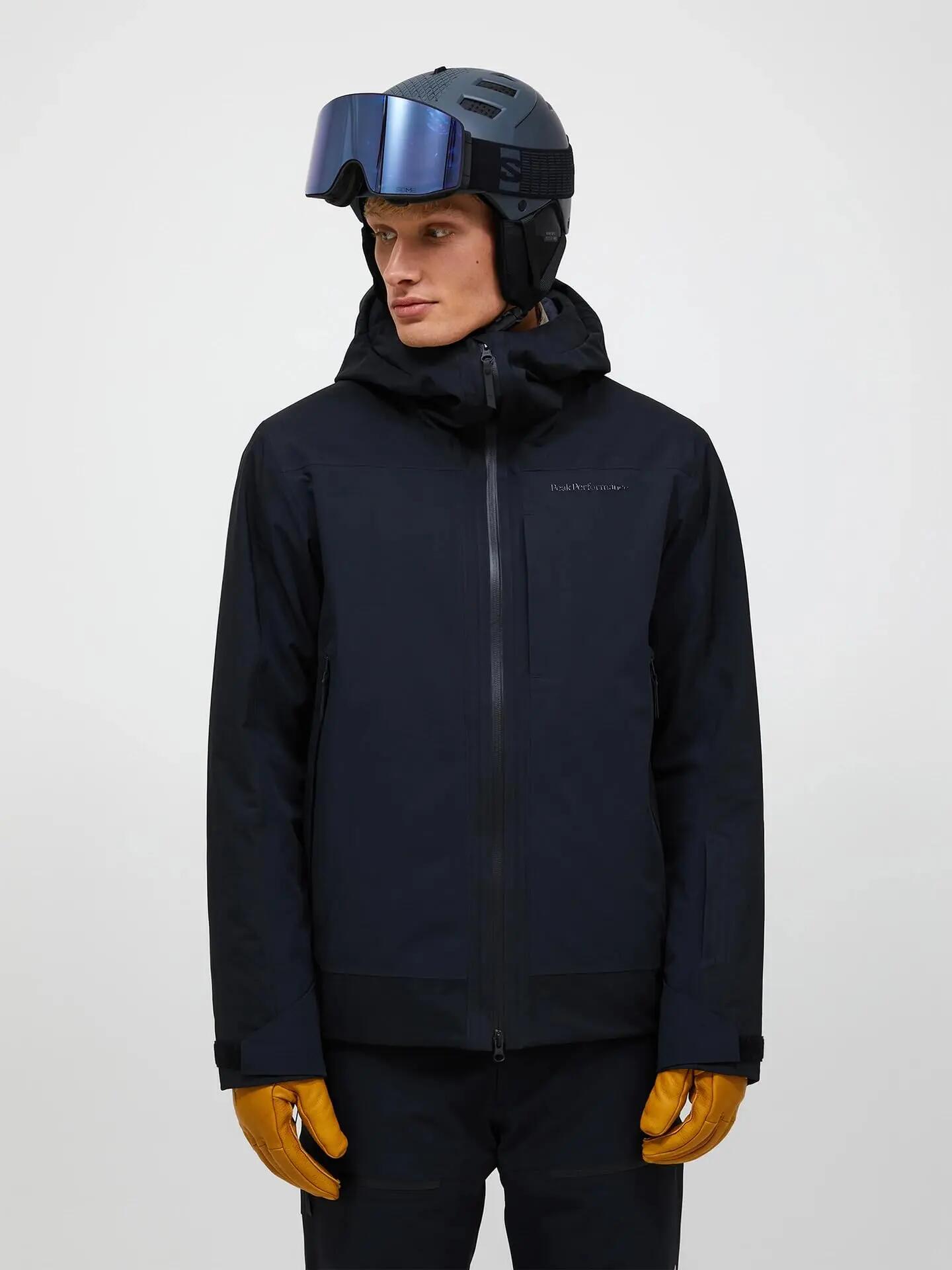 Herren - Wintersport - Skijacke - HIPE 2L, isoliert - Whitelight - Schwarz 3/4