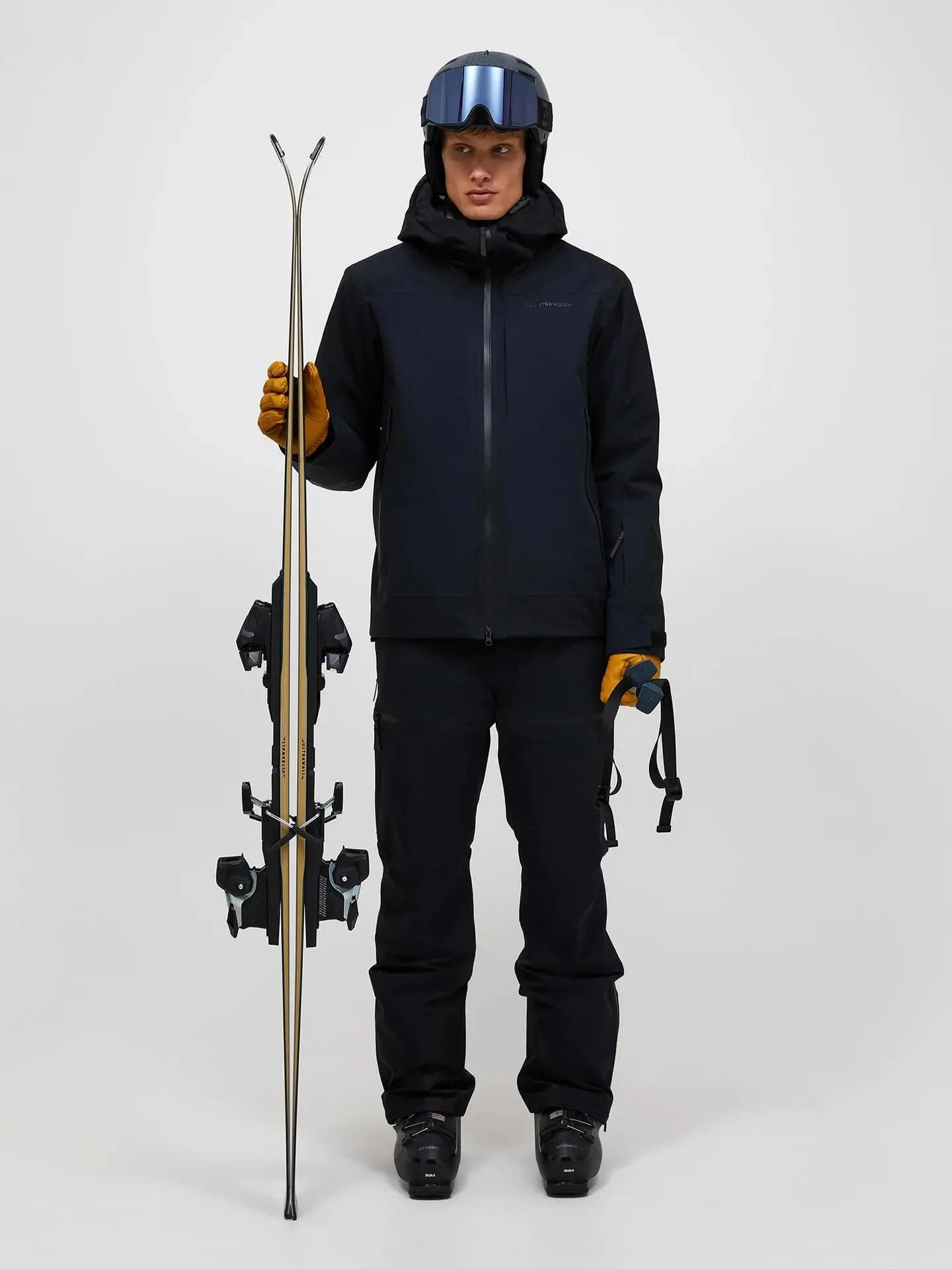 Herren - Wintersport - Skijacke - HIPE 2L, isoliert - Whitelight - Schwarz 2/4