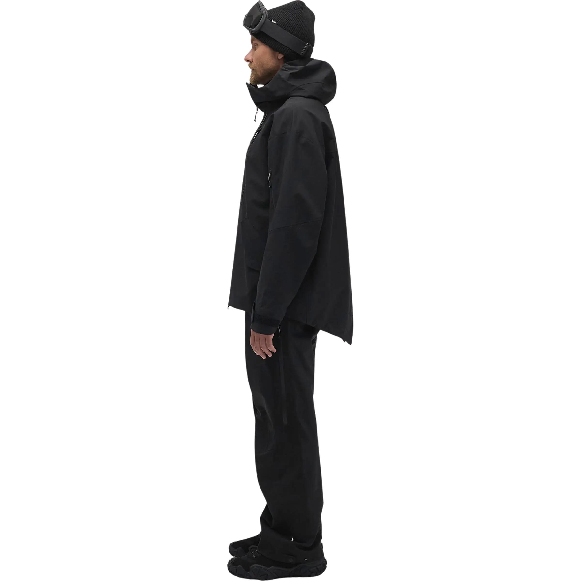 Chaqueta - Esquí freeride - Hombre - 3 capas - Stratus - Negro 4/4