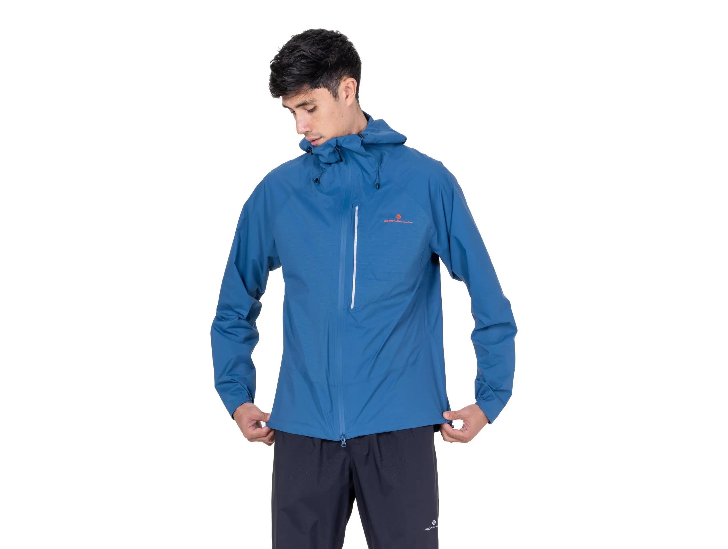 Jas - Hardlopen - Heren - Tech Storm - Waterdicht - Rood 3/4