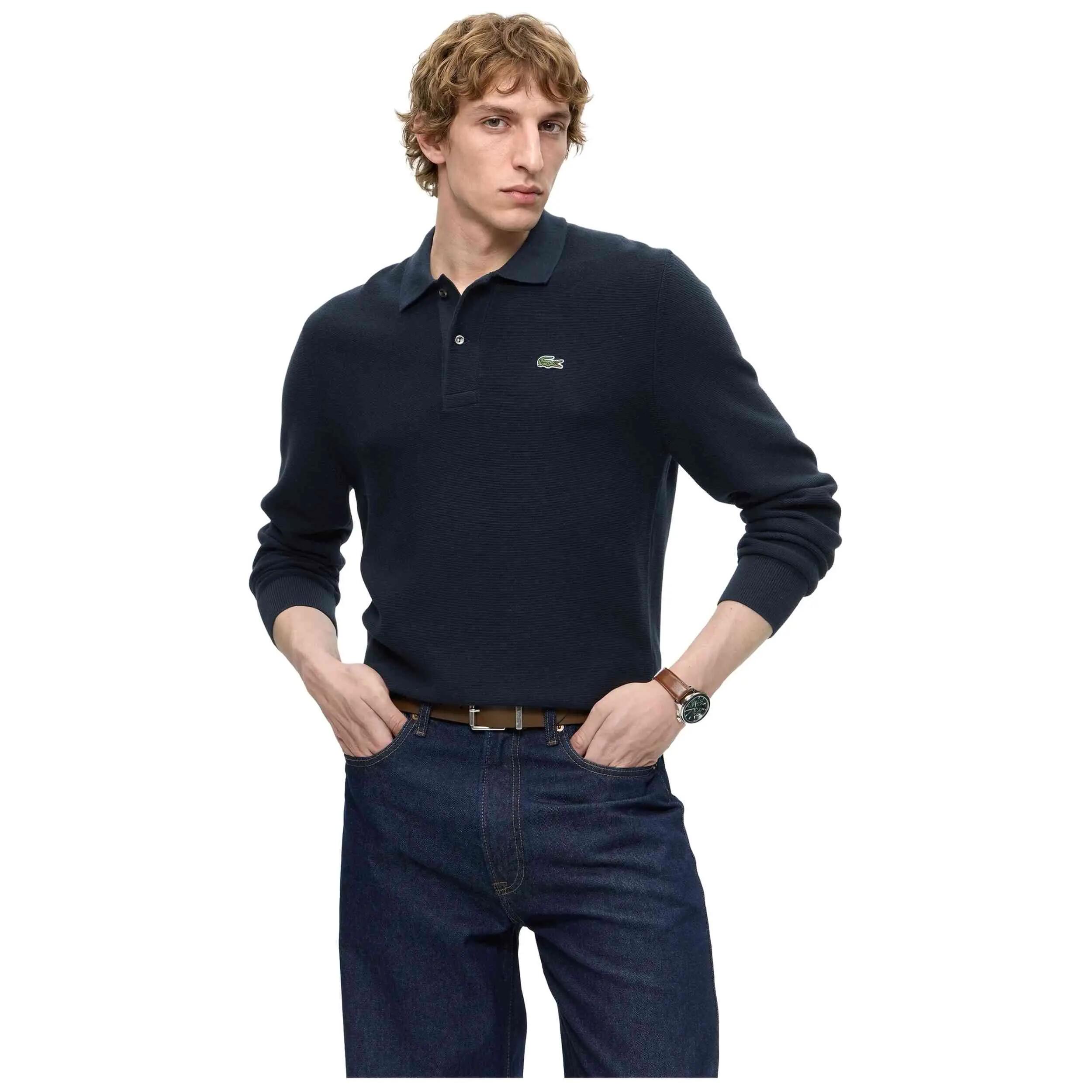 Polo à manches longues Lacoste modèle AH9904-00-166 pour homme 5/5