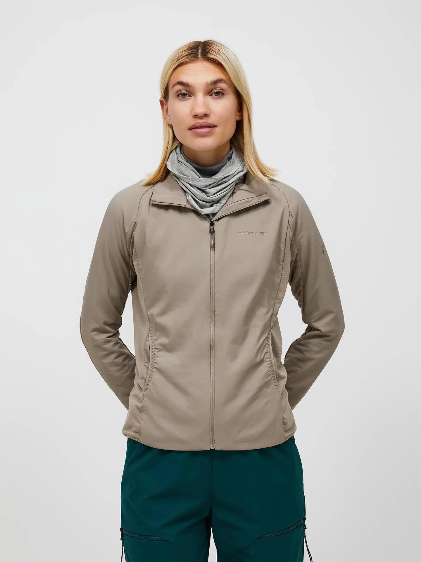 Damen - Outdoor - Jacke - leicht, hybrid - Freelight - Beige 3/4