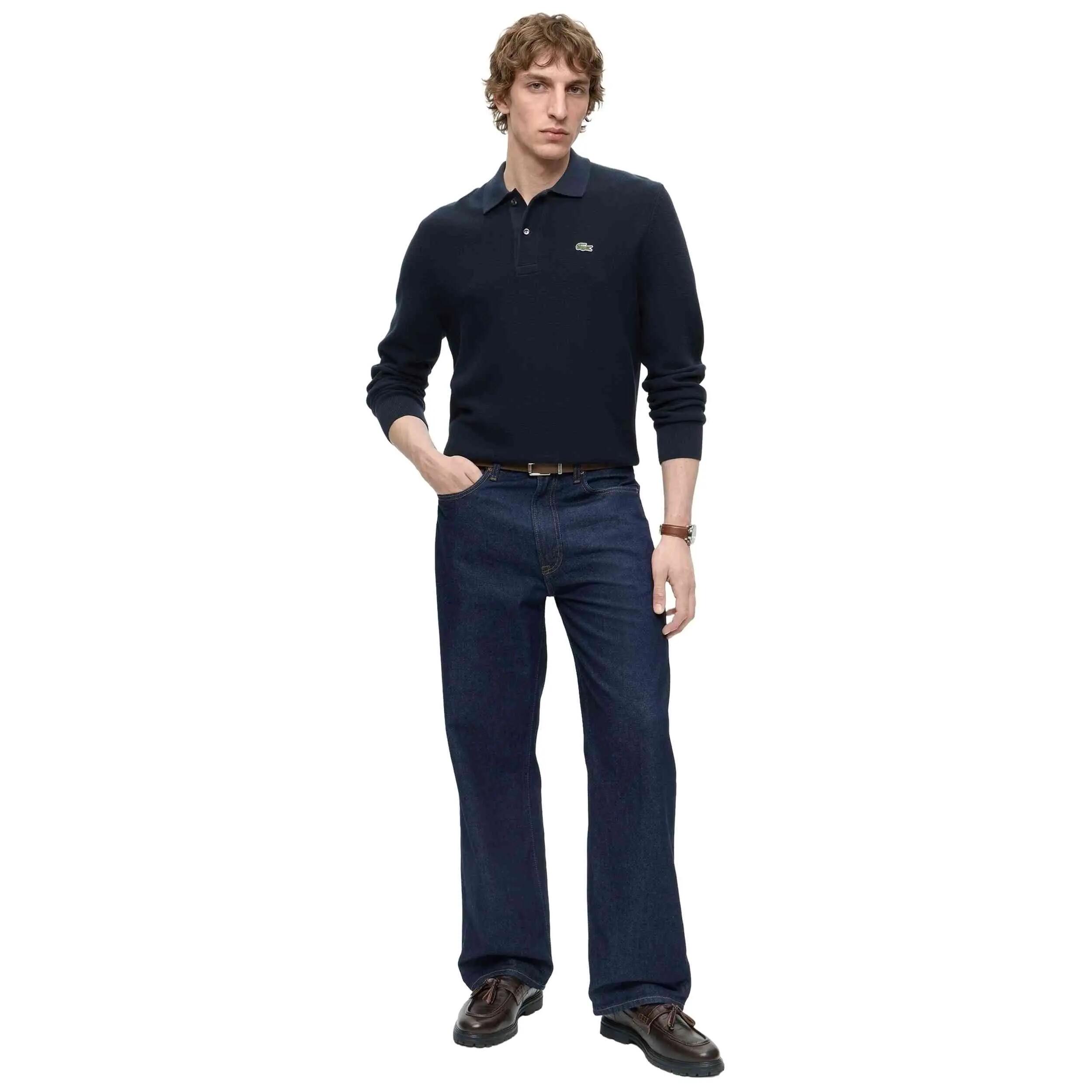 Polo à manches longues Lacoste modèle AH9904-00-166 pour homme 3/5