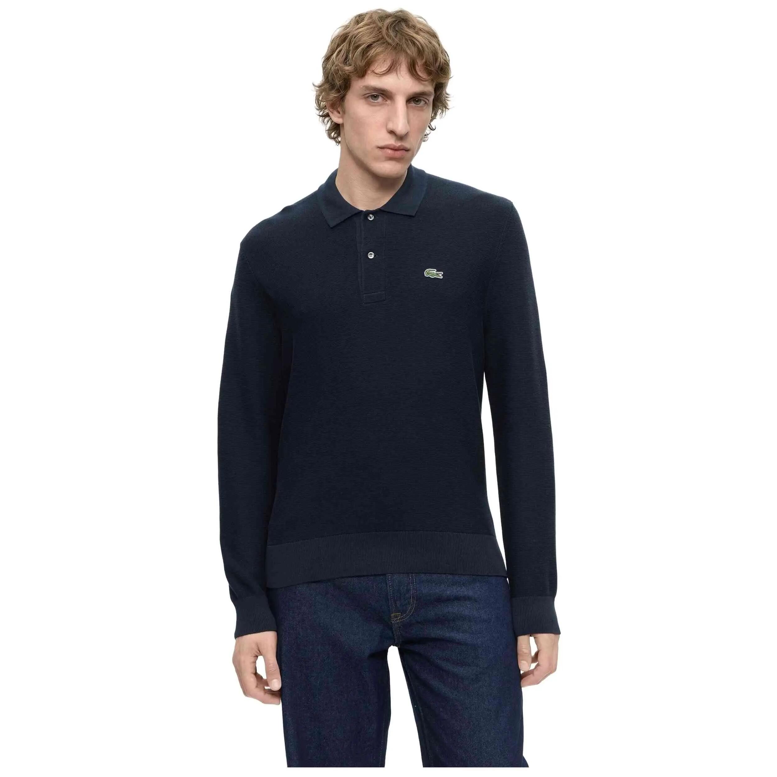 Polo à manches longues Lacoste modèle AH9904-00-166 pour homme 2/5
