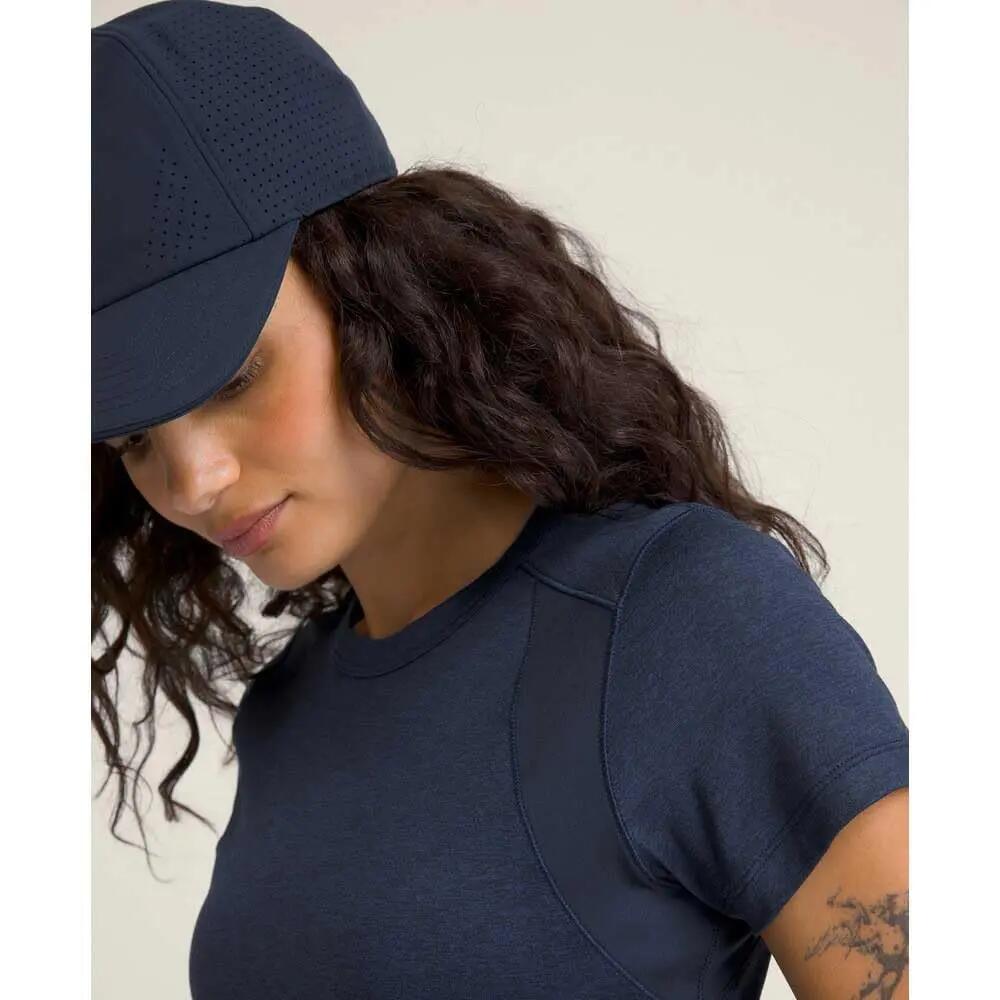 T-shirt - Tennis - Femme - Slim, UV - All Day - Bleu marine 3/4