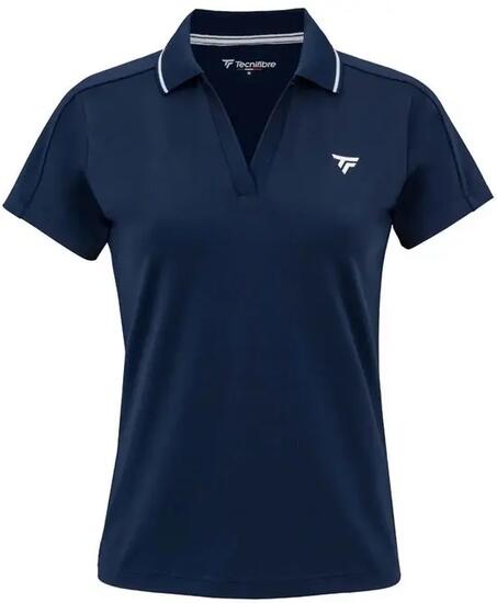 Polo femme - Sport - Team Tech - Coupe regular, manches courtes - Bleu marine