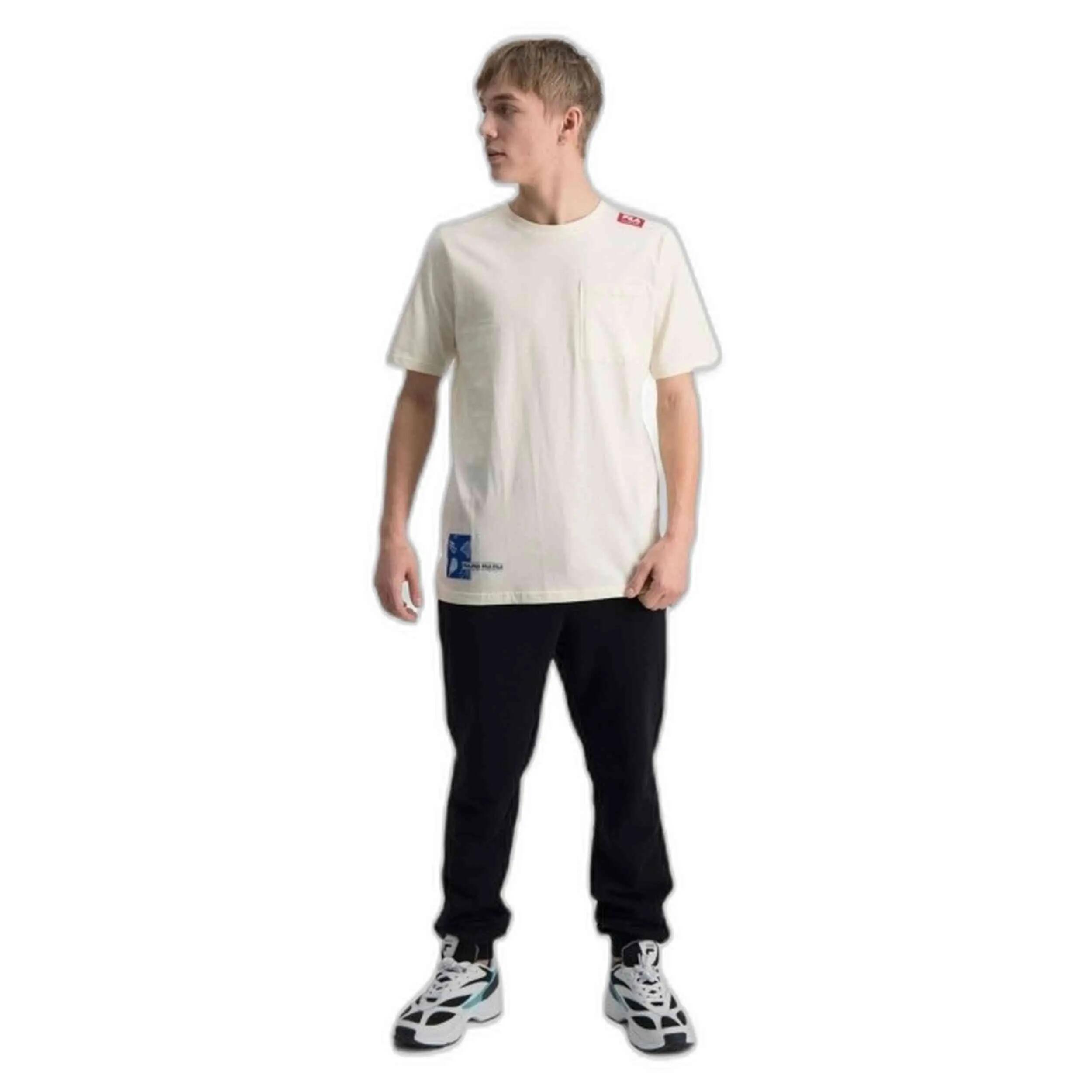 T-shirt Fila modelo FAT0037-10000 para crianças unissex 3/3