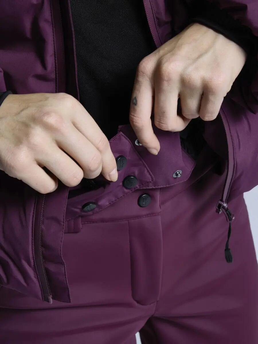 Skijacke Damen - Vorax - Bordeauxrot 5/7