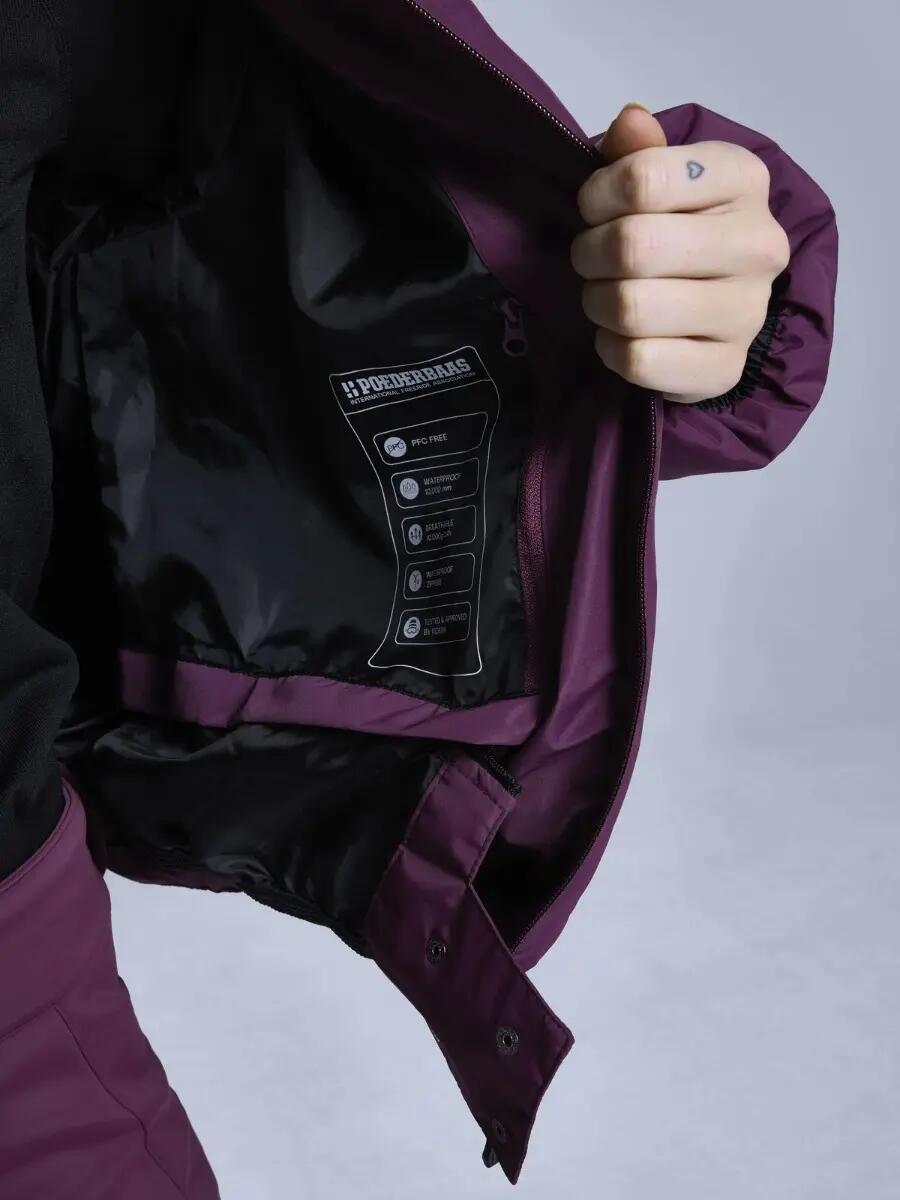 Skijacke Damen - Vorax - Bordeauxrot 4/7