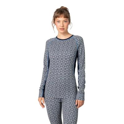 Baselayer - dames - rose light - merino - grijs