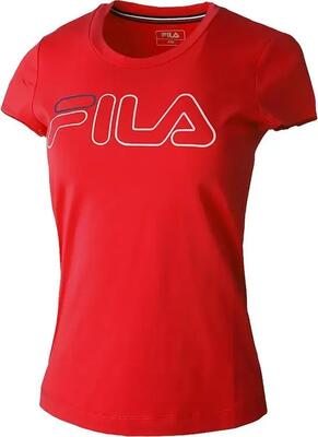 T-shirt - sportswear - dames - reni - korte mouwen, ronde hals - rood