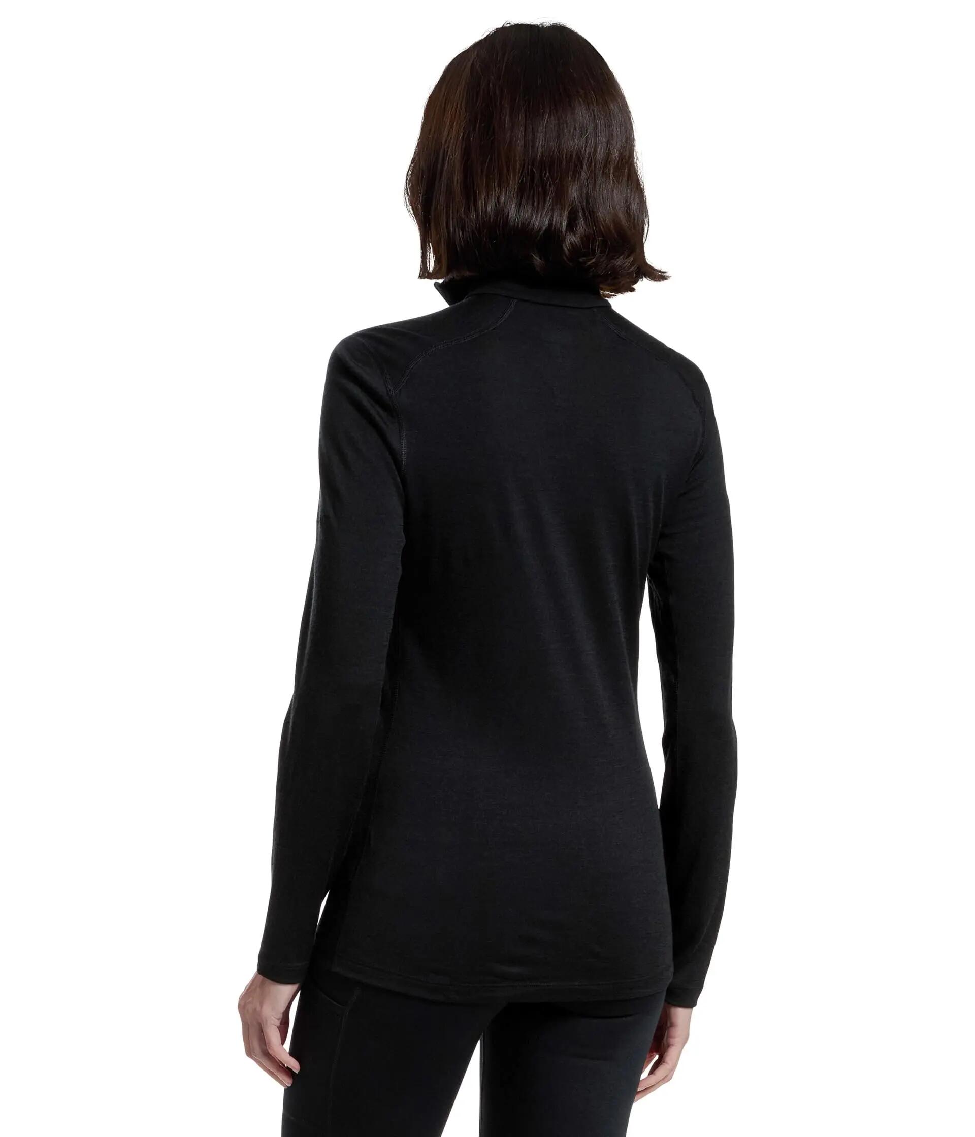 Damen - Baselayer - Merino, Halbzip - 200 Oasis - Schwarz 4/4