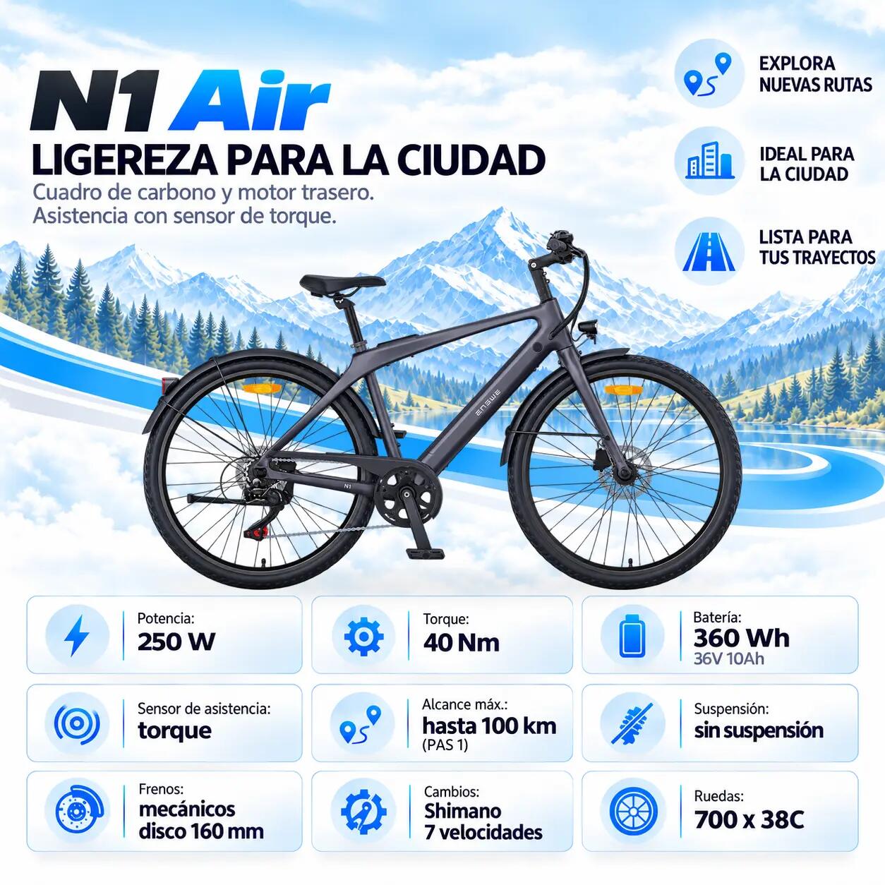 N1 AIR route 360 Wh 6/7