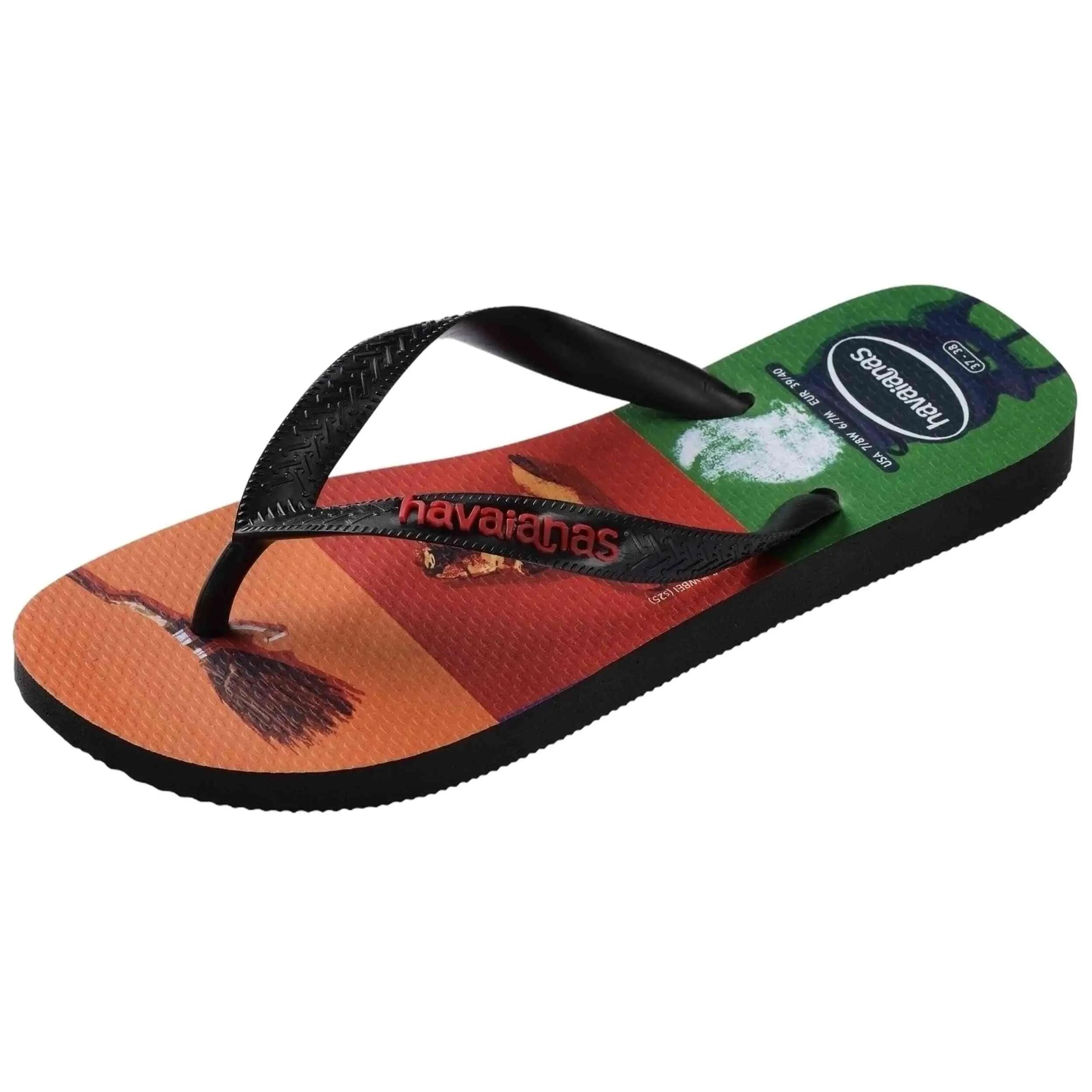 Chinelos Havaianas modelo Top Harry Potter para unissex 3/5