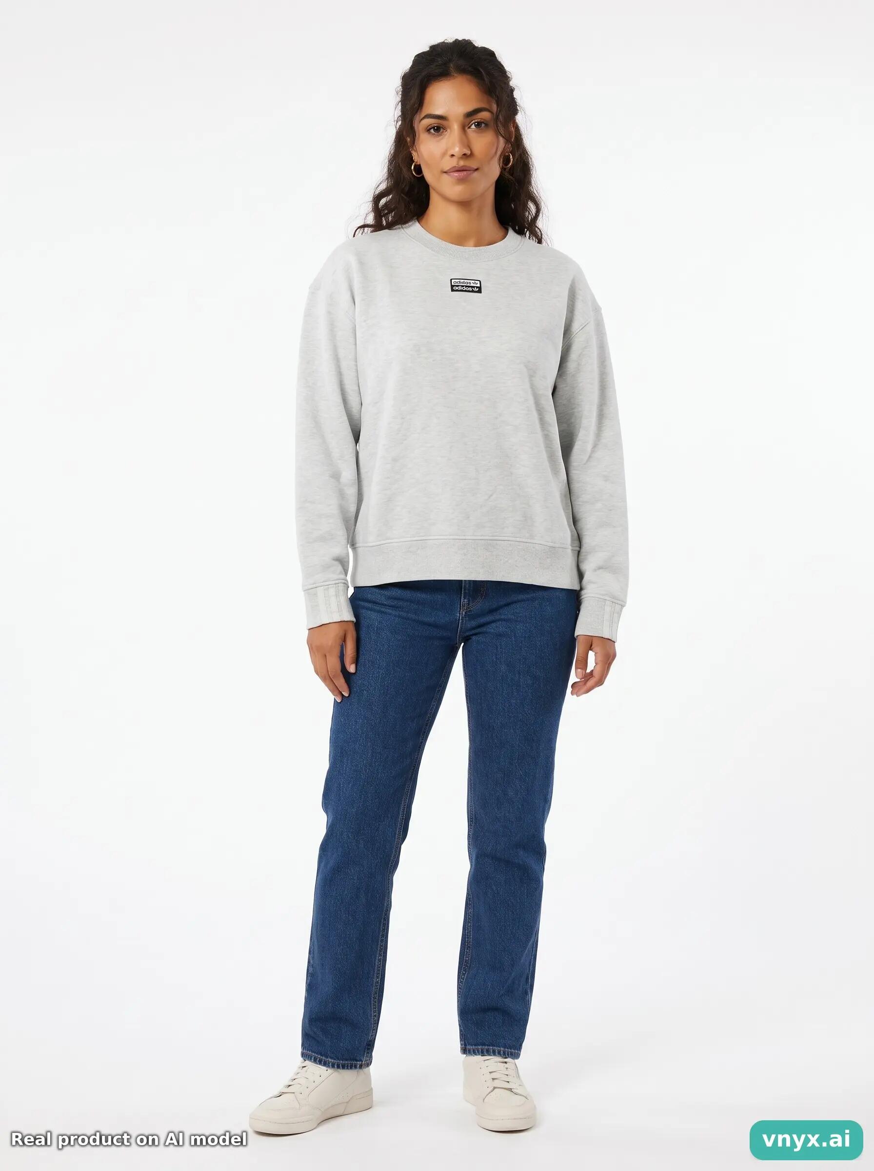 Second Life - Adidas Sweatshirt in Grey size S 3/5