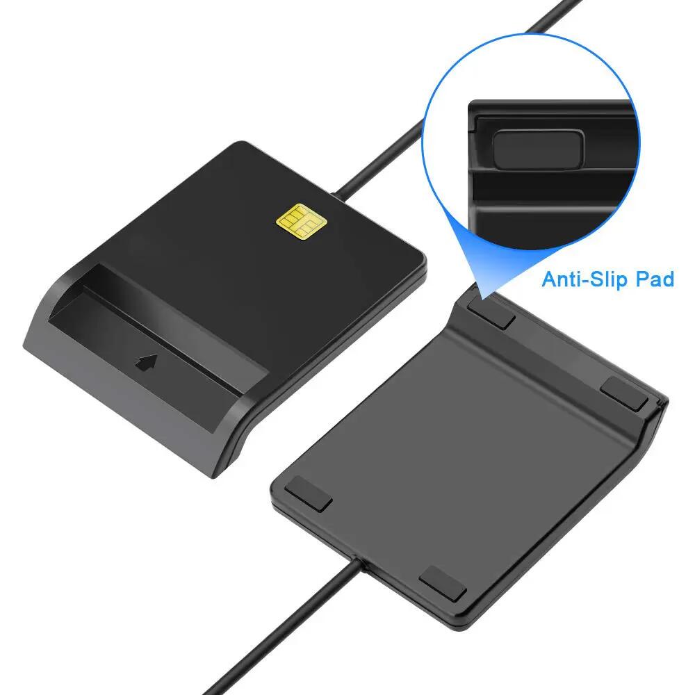Lecteur USB intelligent Type-C, compatible carte SIM, IC, ATM, ID, CAC, Smart Ca 3/3