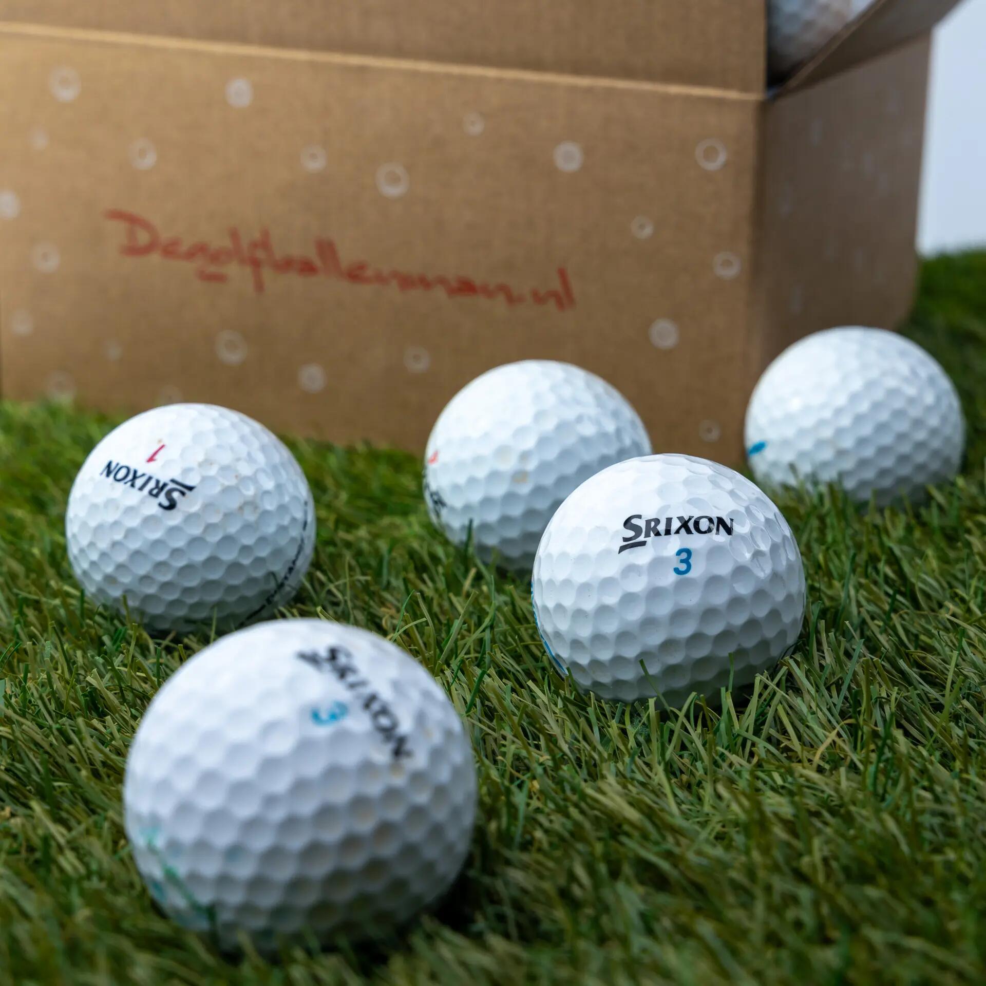 Golfballen lakeballs - 100 stuks - Srixon mix 2/2