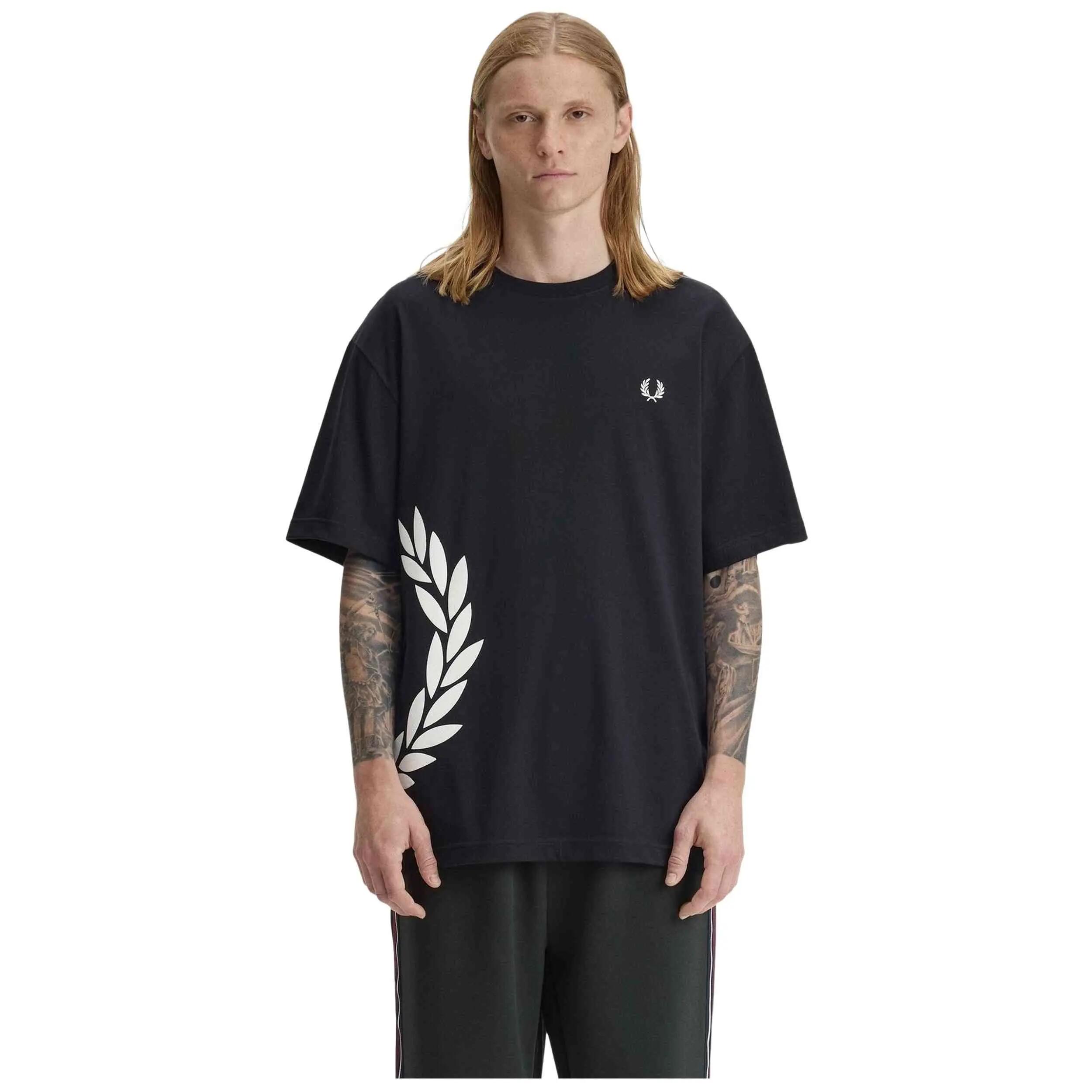 Kurzarmshirt Fred Perry Modell M2440 für männer 4/4