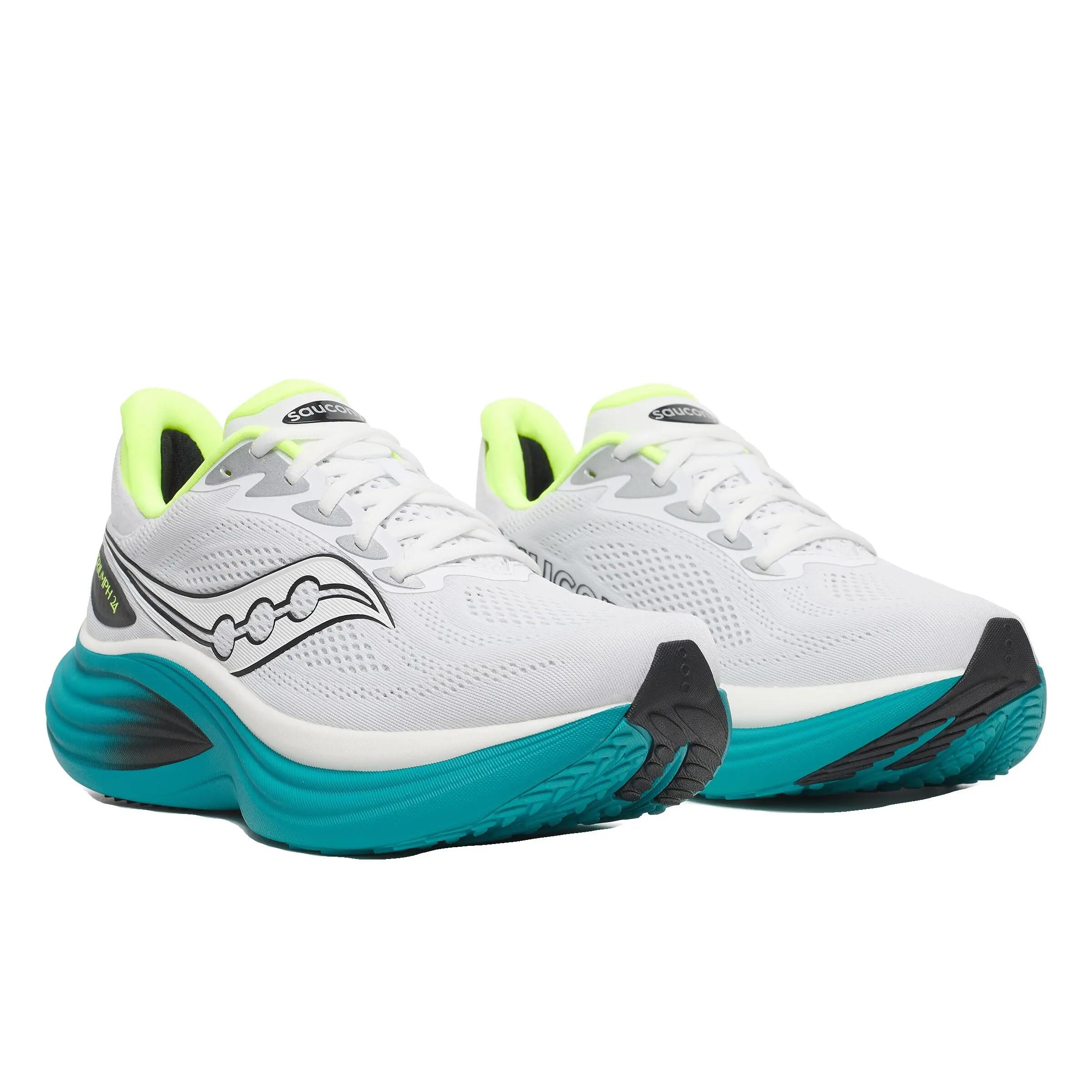 Chaussures - Course sur route - PWRRUN+ - Triumph 24 - Blanc/Tranquil 4/4