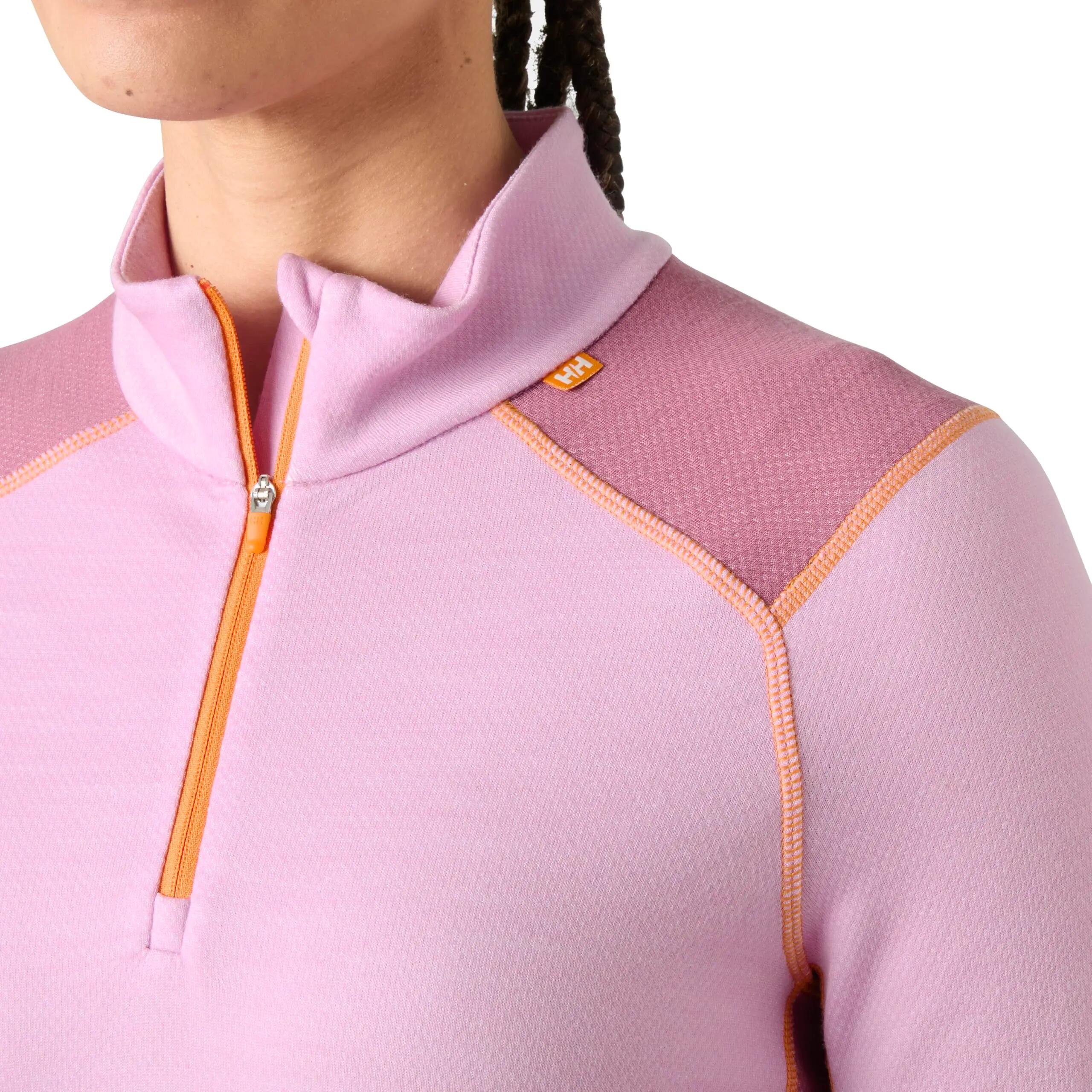 Primo strato - Sci - Donna - Mezza zip - Lifa Merino - Rosa 4/4