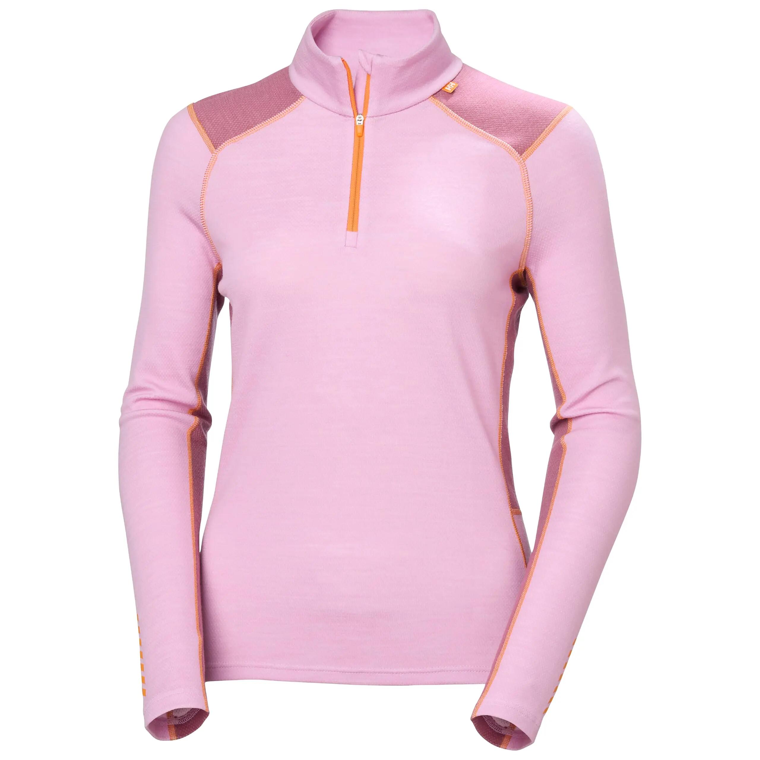 Primo strato - Sci - Donna - Mezza zip - Lifa Merino - Rosa 3/4