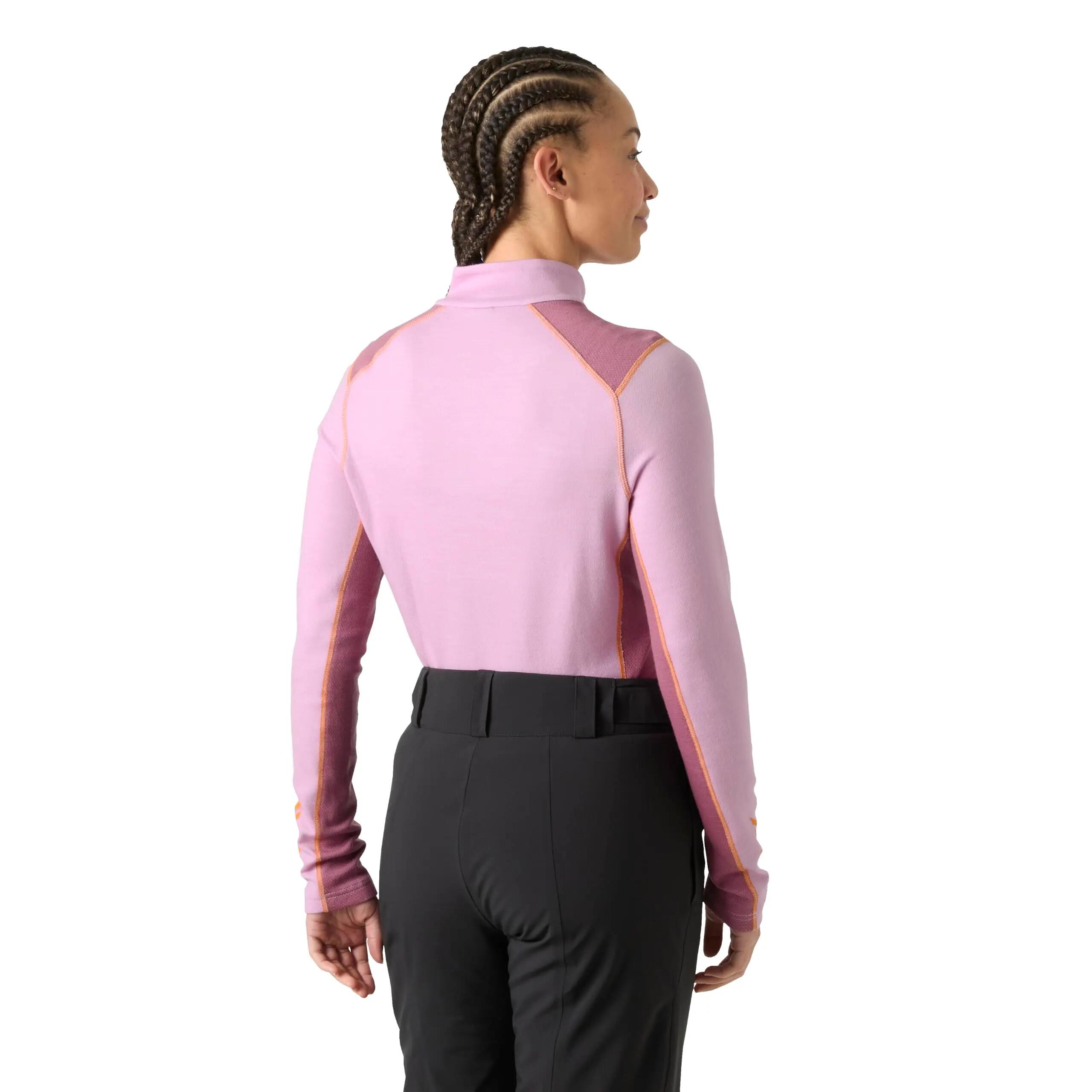Primo strato - Sci - Donna - Mezza zip - Lifa Merino - Rosa 2/4