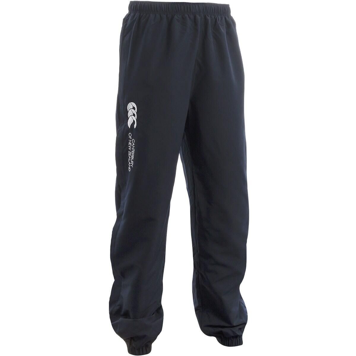 CANTERBURY Mens Open Hem Tracksuit Bottoms (Navy/White)