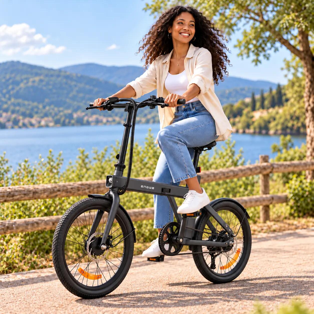 P20 dobrável urbana 345 Wh 5/7