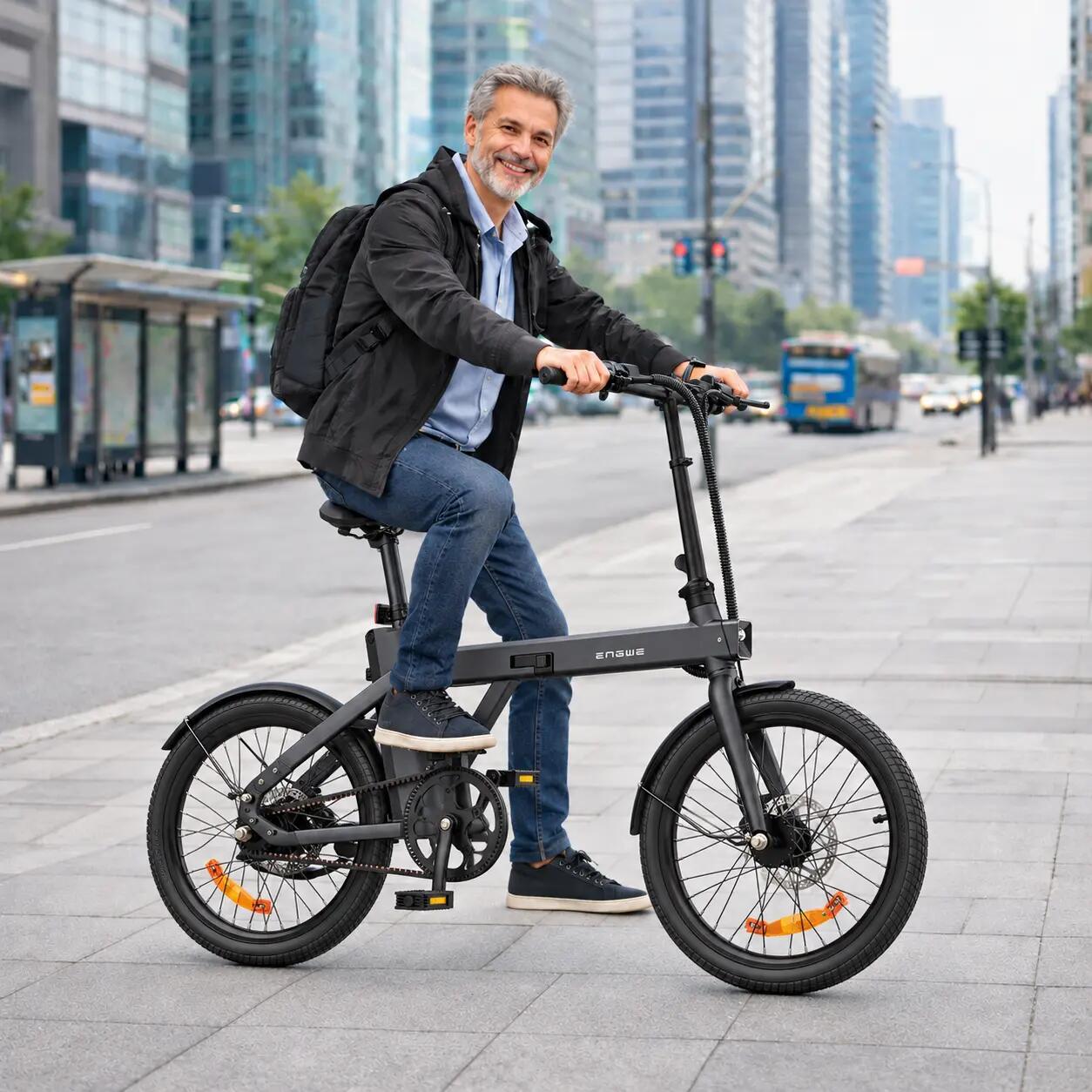 P20 dobrável urbana 345 Wh 4/7