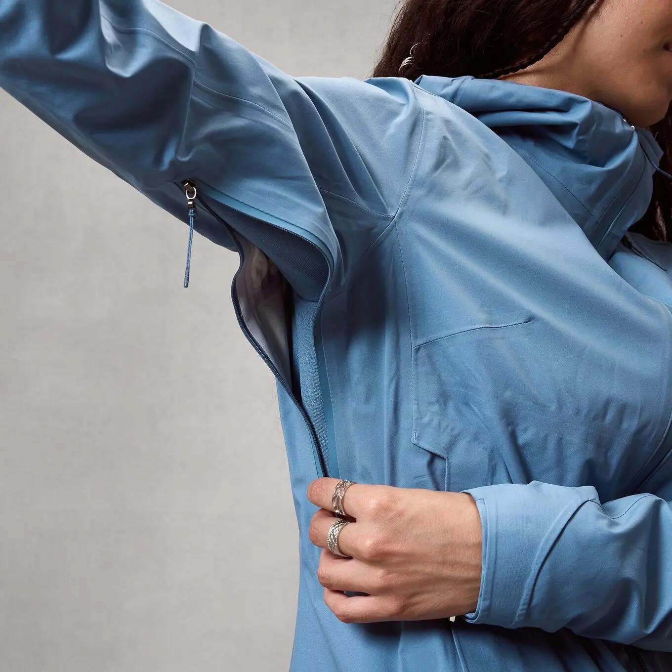 Chaqueta Endura AllTrack Rout Waterproof azul para mujer 5/7