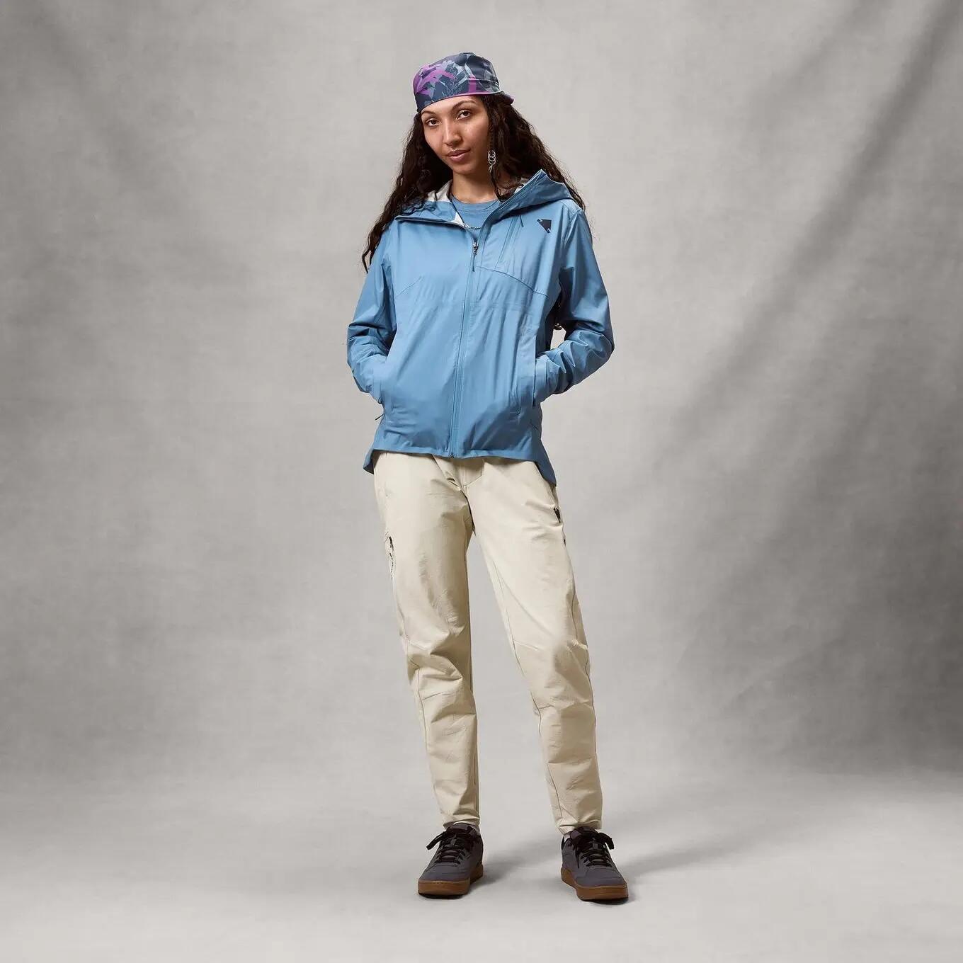Chaqueta Endura AllTrack Rout Waterproof azul para mujer 3/7