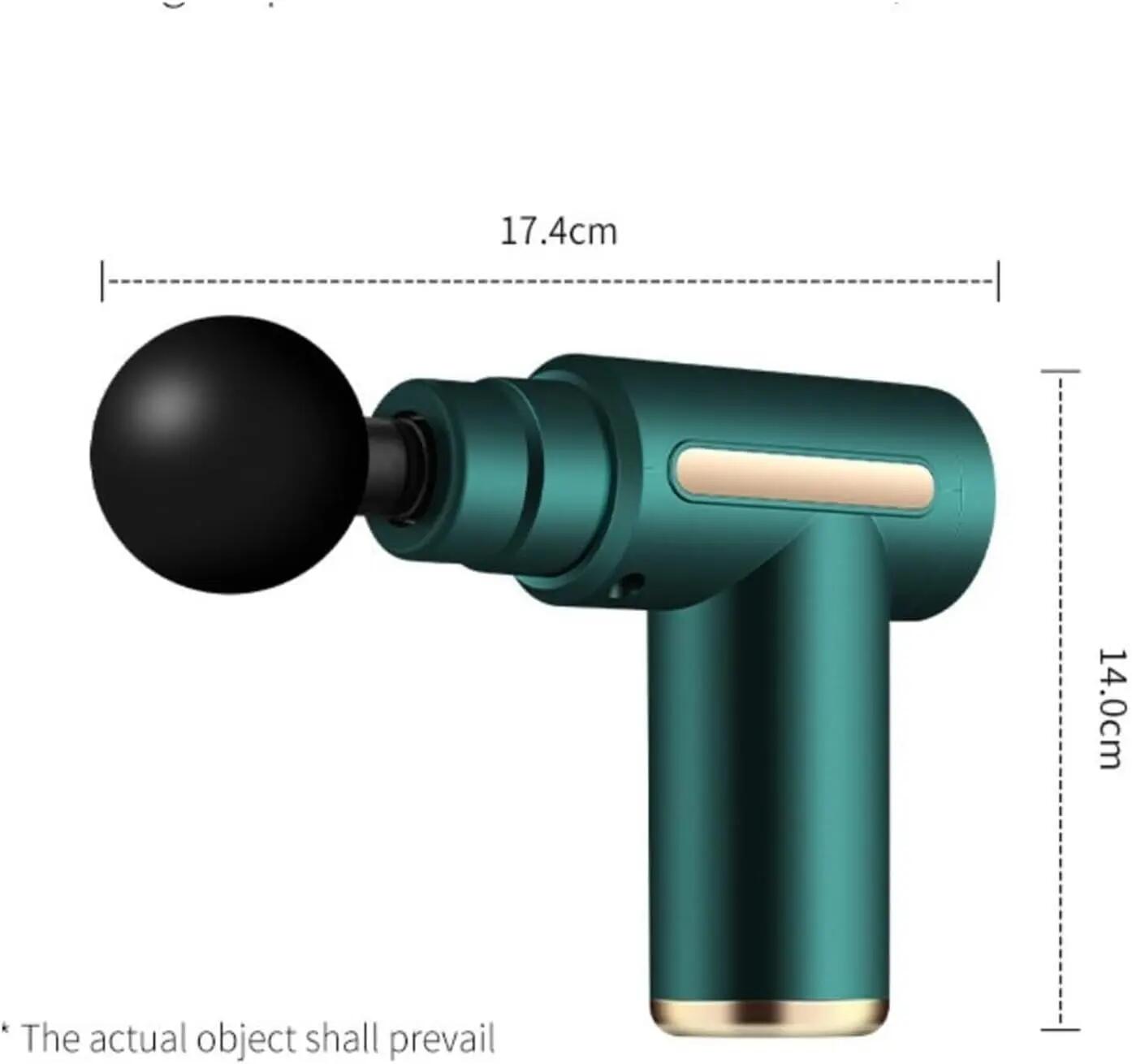 Minimaliste Black Gold Mini fascia Gun portable électrique masseur silencieux 5/5