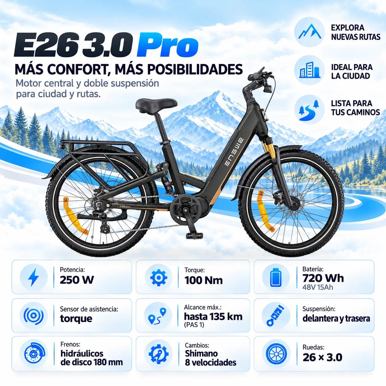 E26 3.0 PRO trekking 720 Wh 6/7