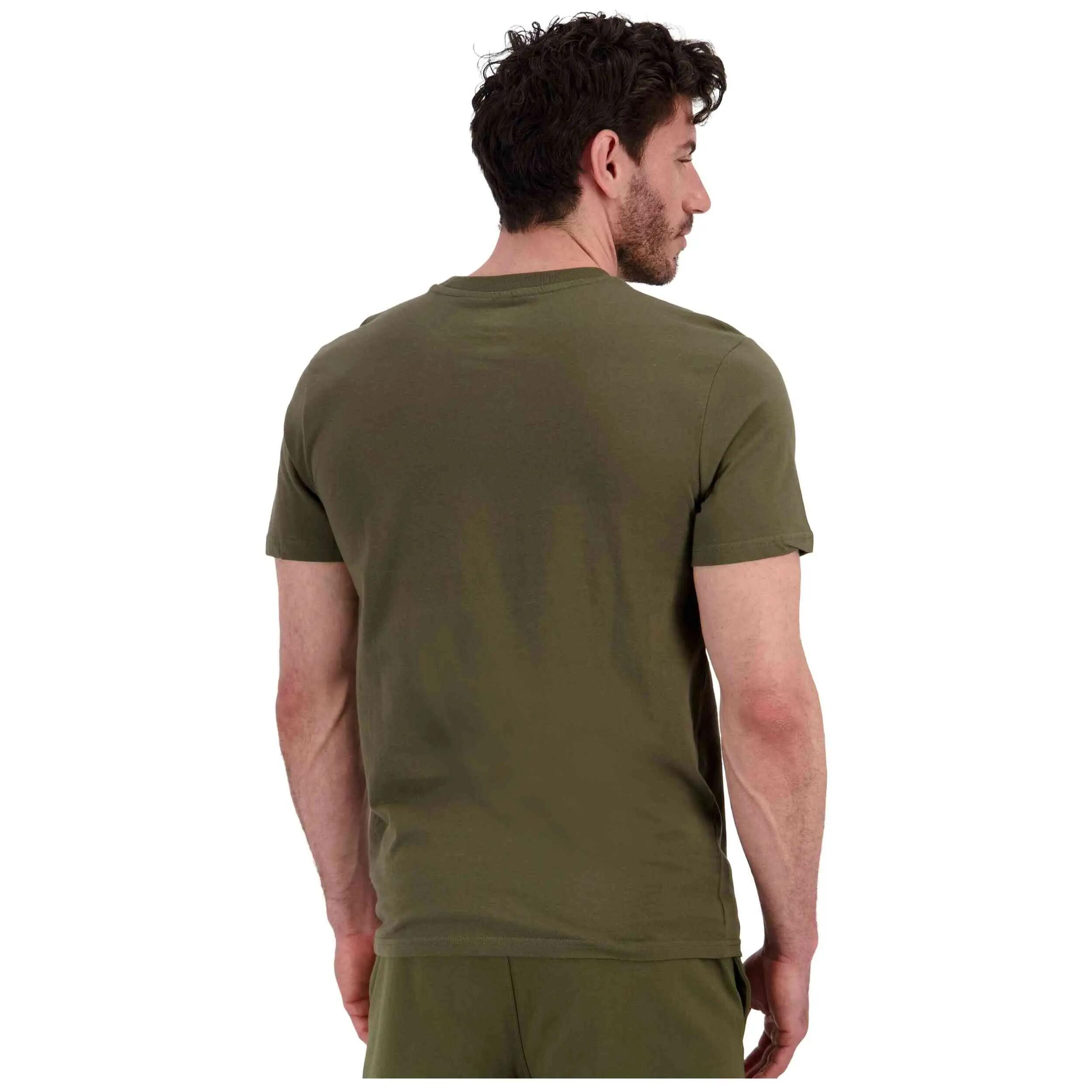 Maglia a maniche corte Quiksilver modello Lettering "Verde Oliva" per uomini 5/5