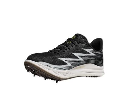 Schoenen - atletiek - racingspikes - hoka crescendo md - zwart/wit