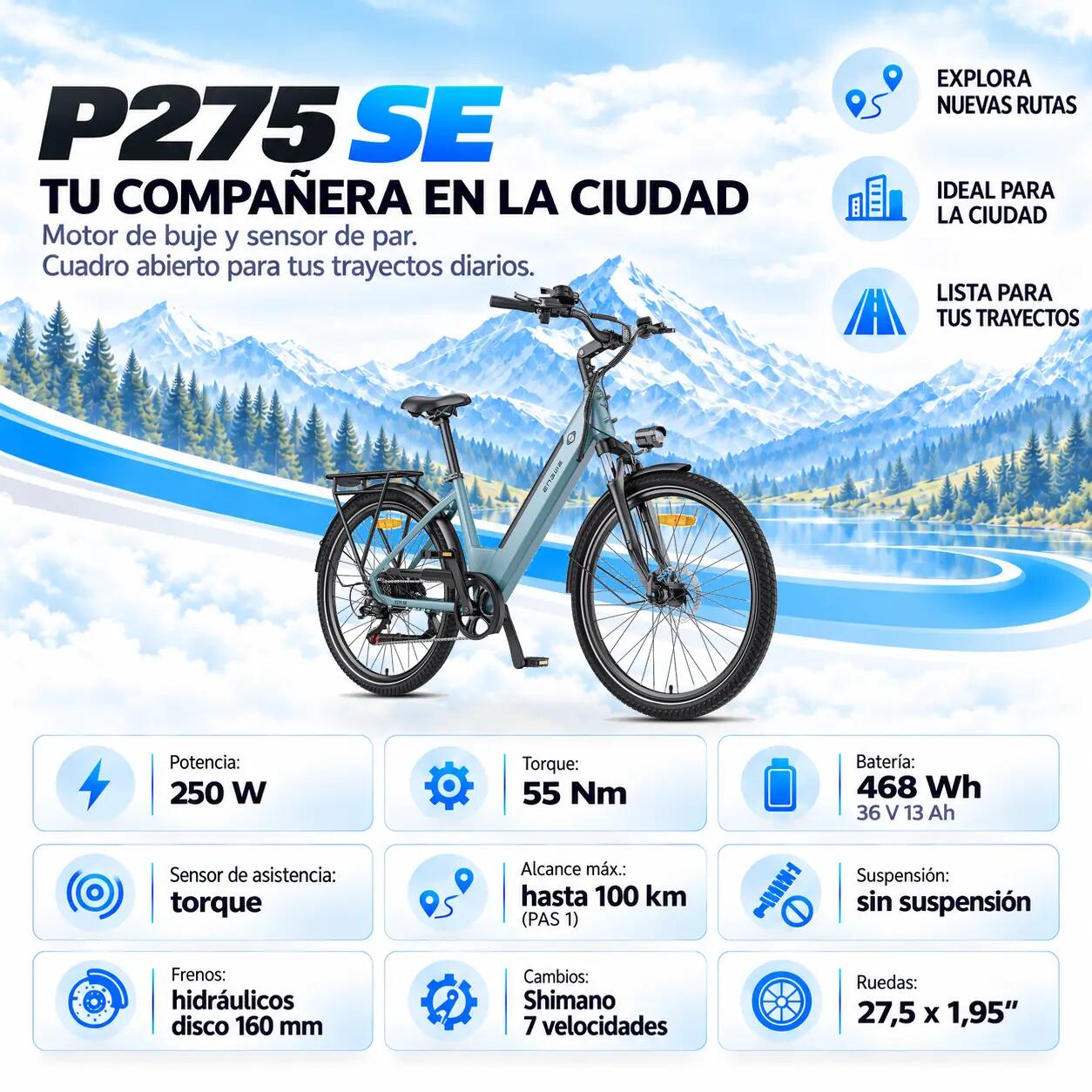 P275 SE trekking 468 Wh 6/7