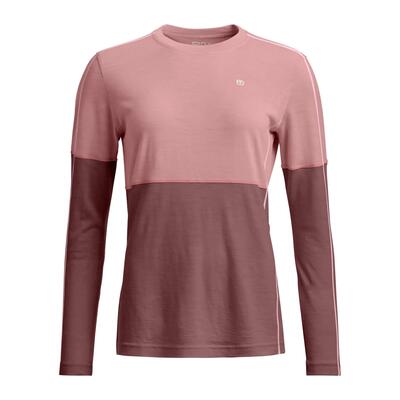 Baselayer - dames - merino - 185 rock'n'wool - dusk-rose