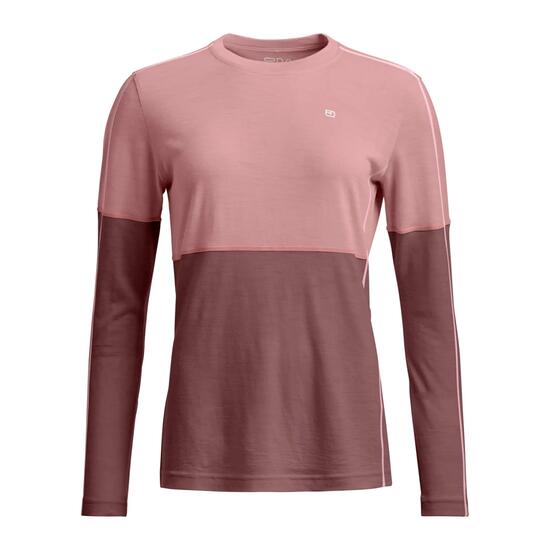 Damen - Wintersport - Baselayer - Langarm, Merinowolle - ORTOVOX 185 - Dusk-Rose