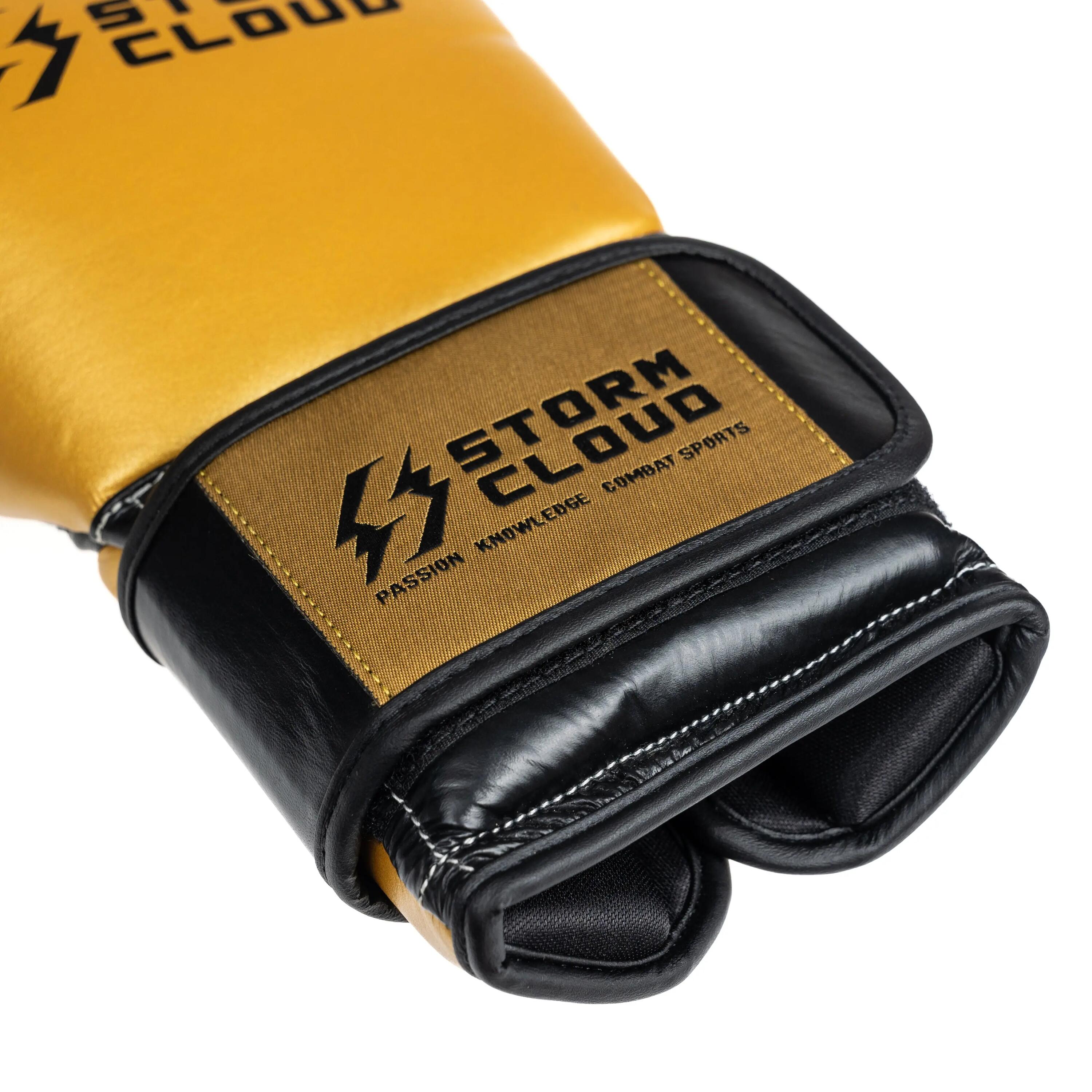 StormCloud Rękawice Bokserskie Emperor Złote 14 oz 7/7