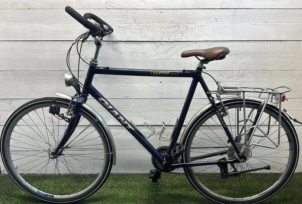 Second Life - Gereviseerd Canyon stadsfiets bike, blauw 2/2