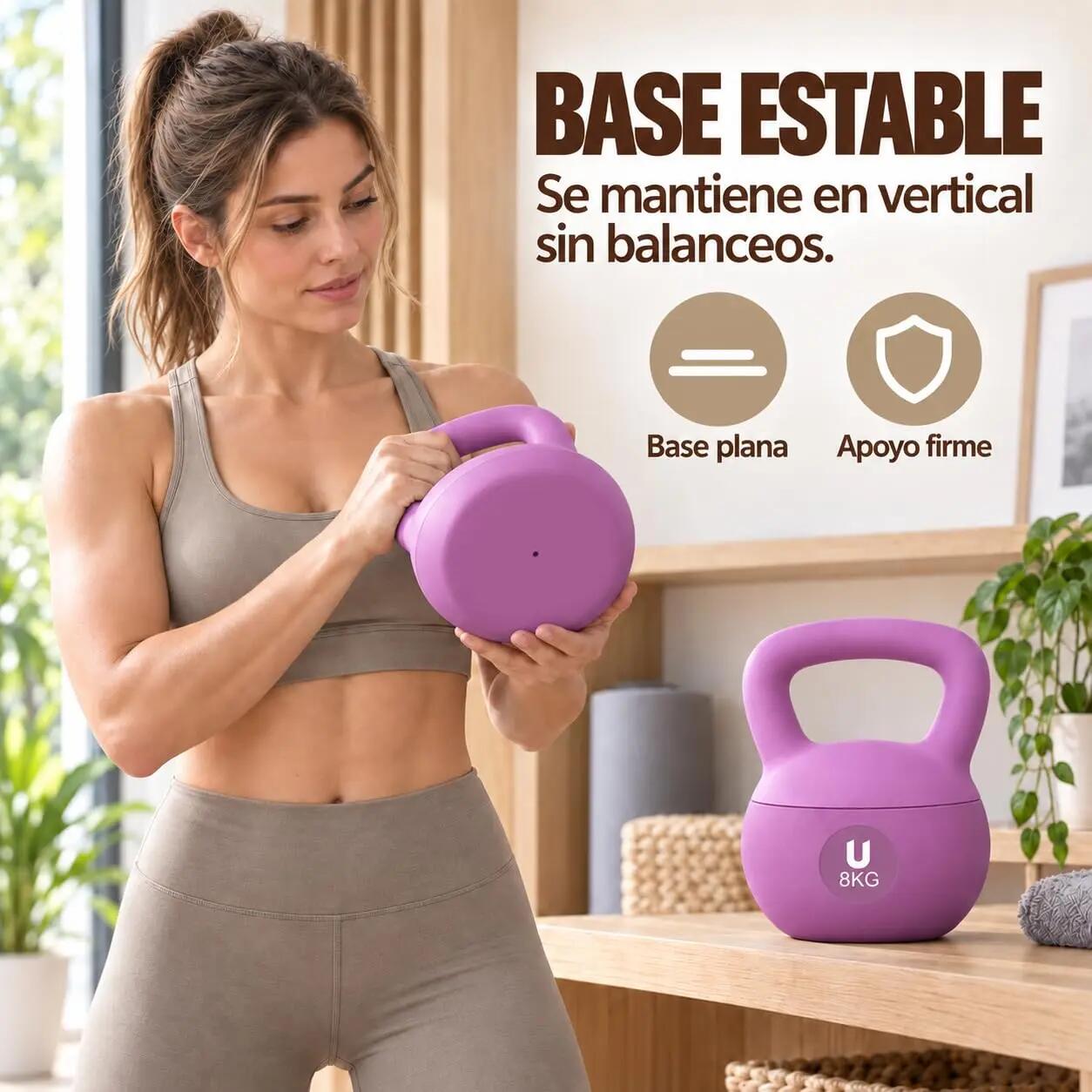 Unycos Nova Kettlebells 8 kgs Violeta 6/9
