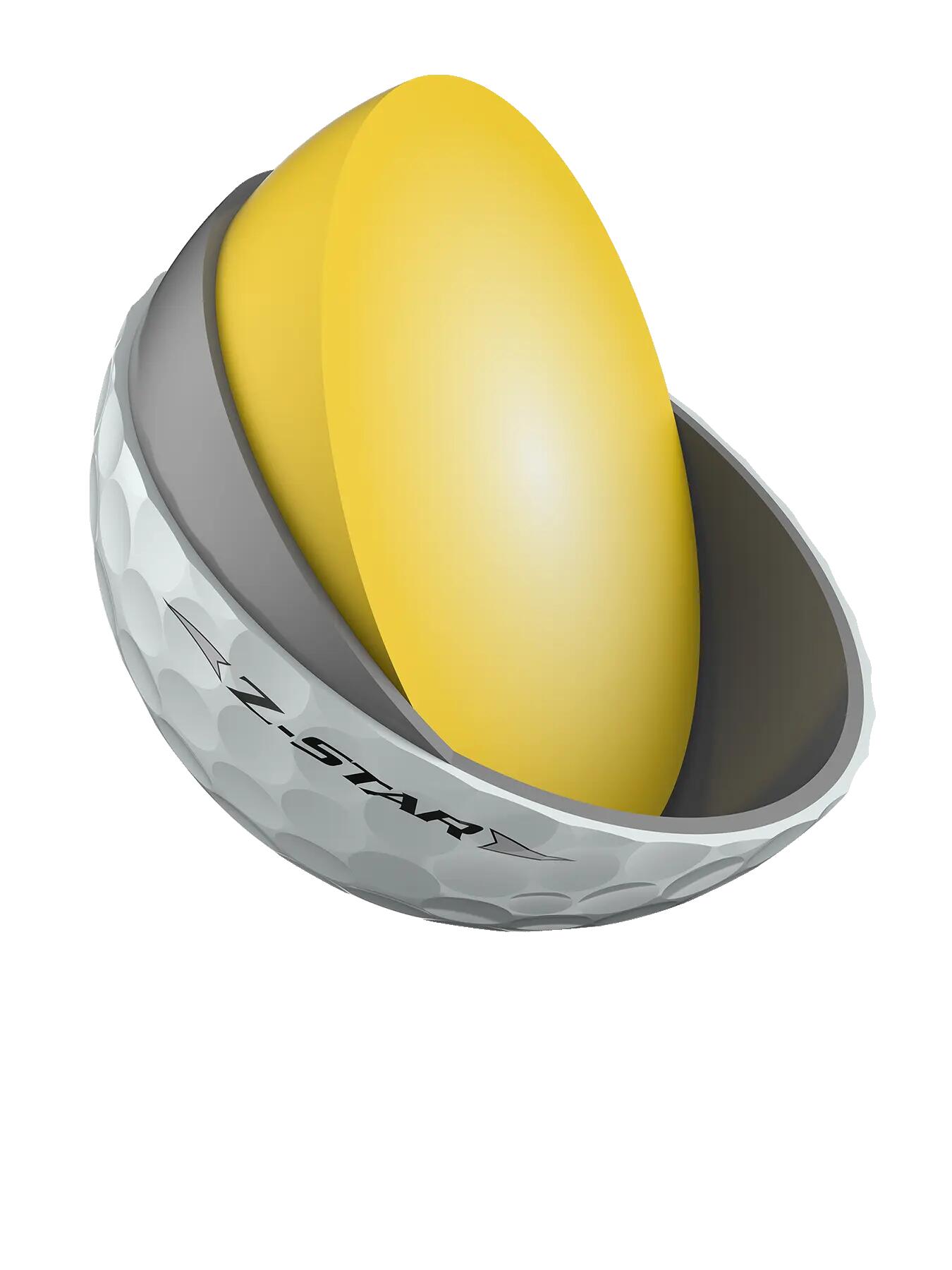 Golfballen lakeballs - 25 stuks - wit - Srixon Z-Star 2/5