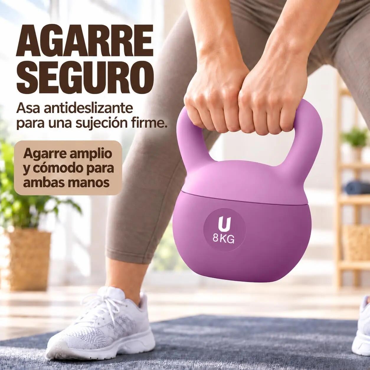 Unycos Nova Kettlebells 8 kgs Violeta 5/9