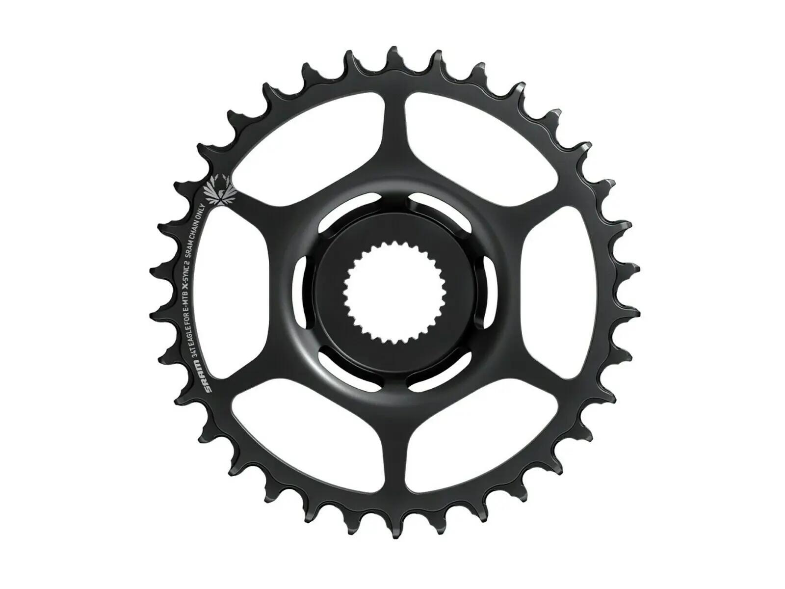 Sram Chainring X-sync Bosch Gen4 E-mtb Black - Imagine 1